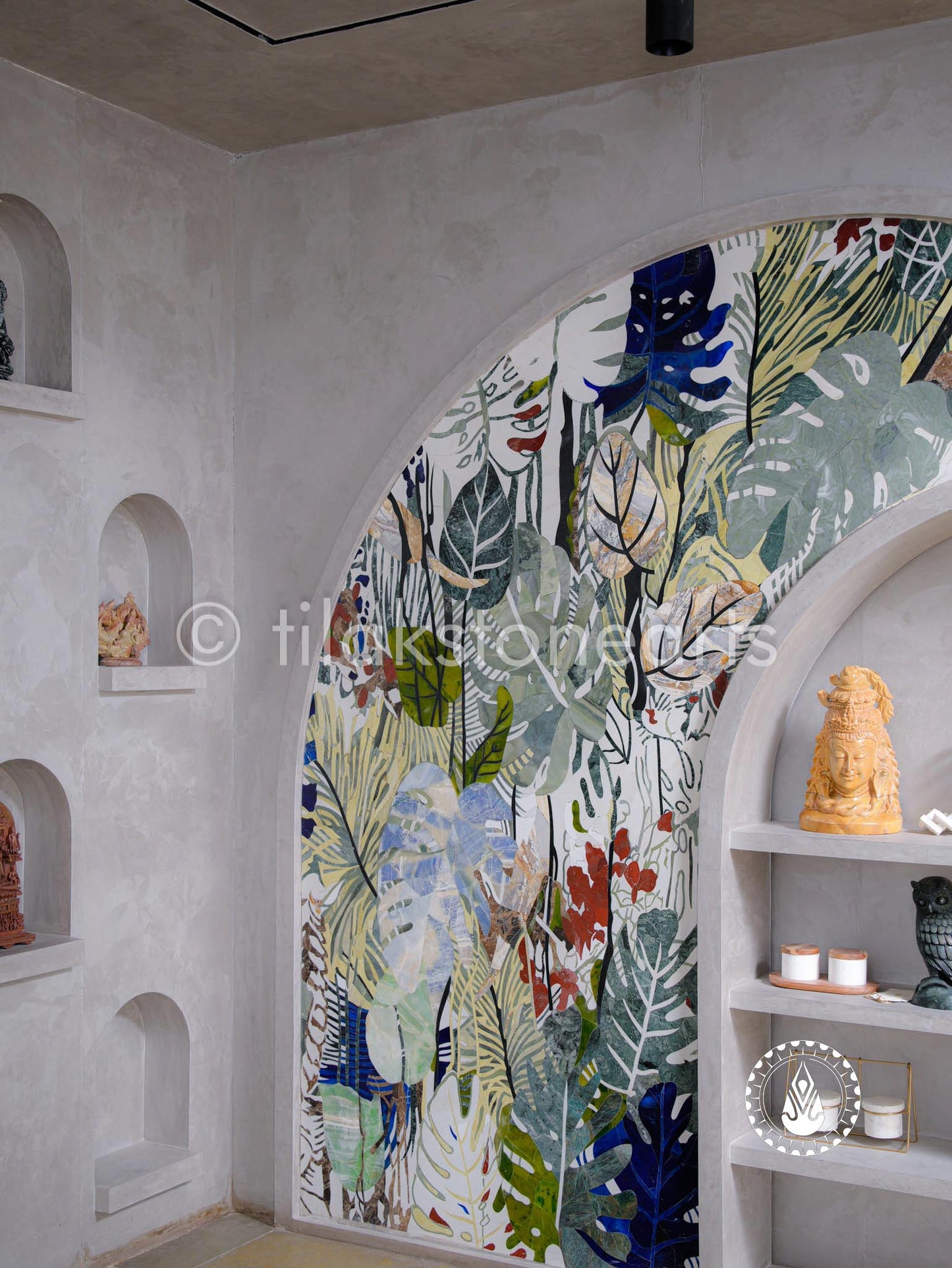 The Tropic Arch 86" | Inlay Stones