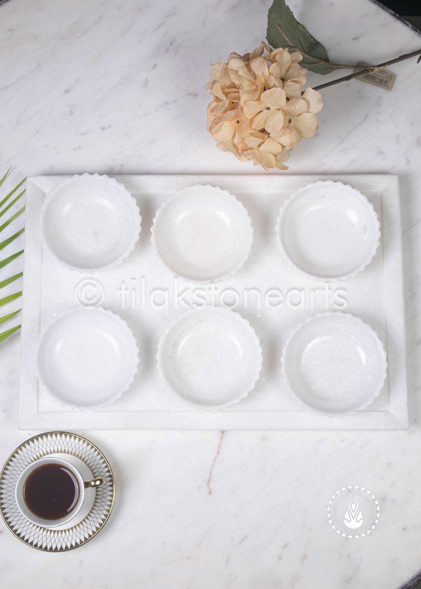 Tray 13" | Makrana Super White