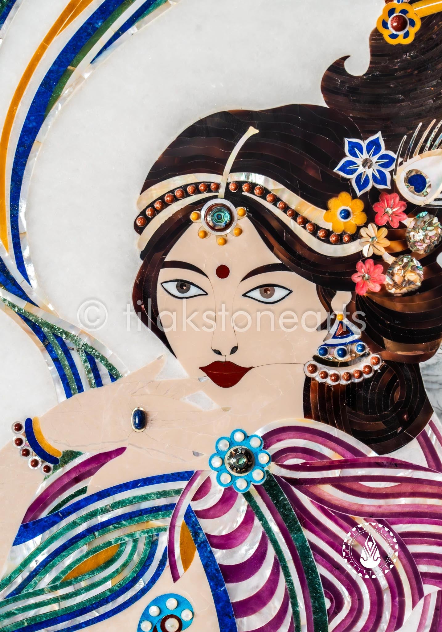 The Heavenly Dance 72" | Inlay Stones