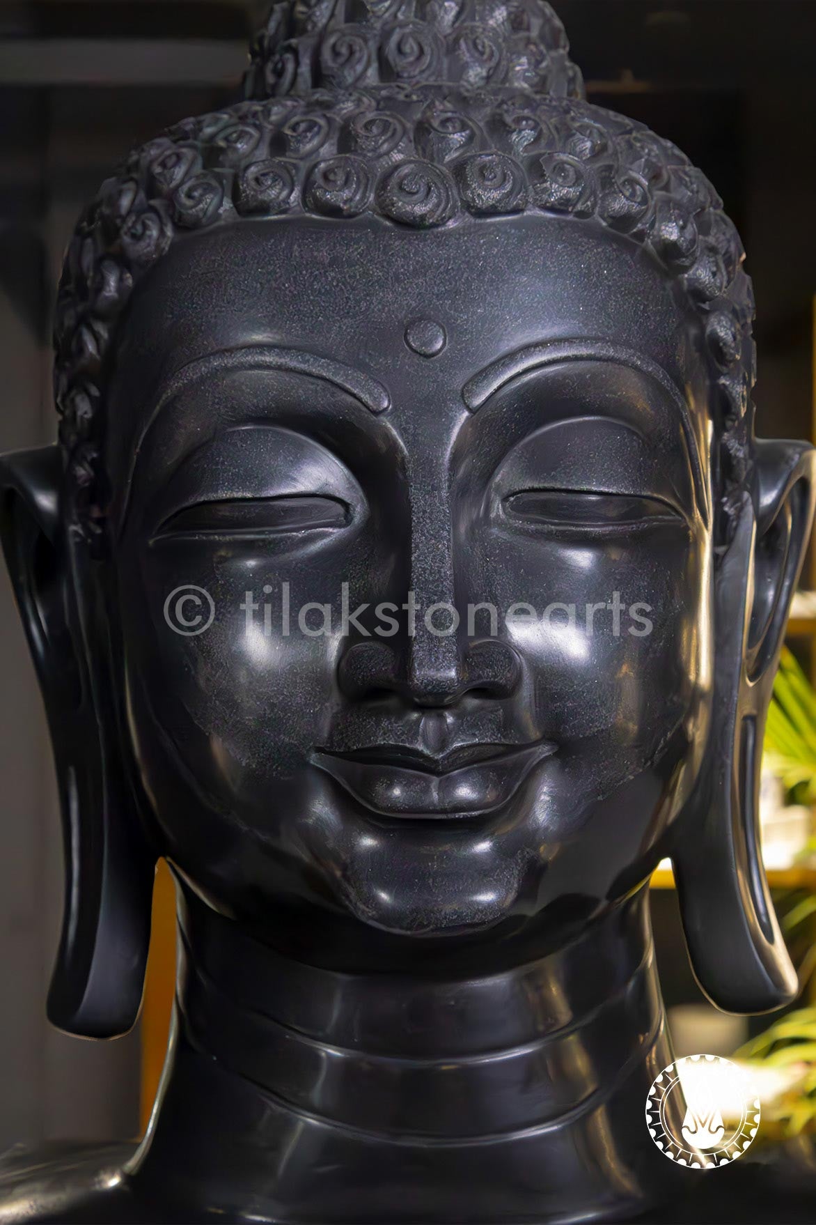 Buddha Ji 18" | Mid Night Black Stone