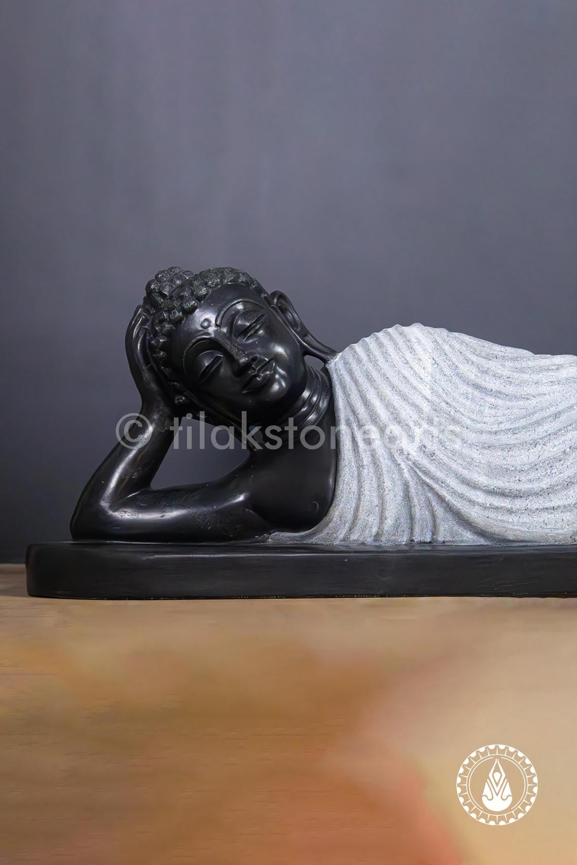 Buddha JI 9" | Mid Night Black Stone