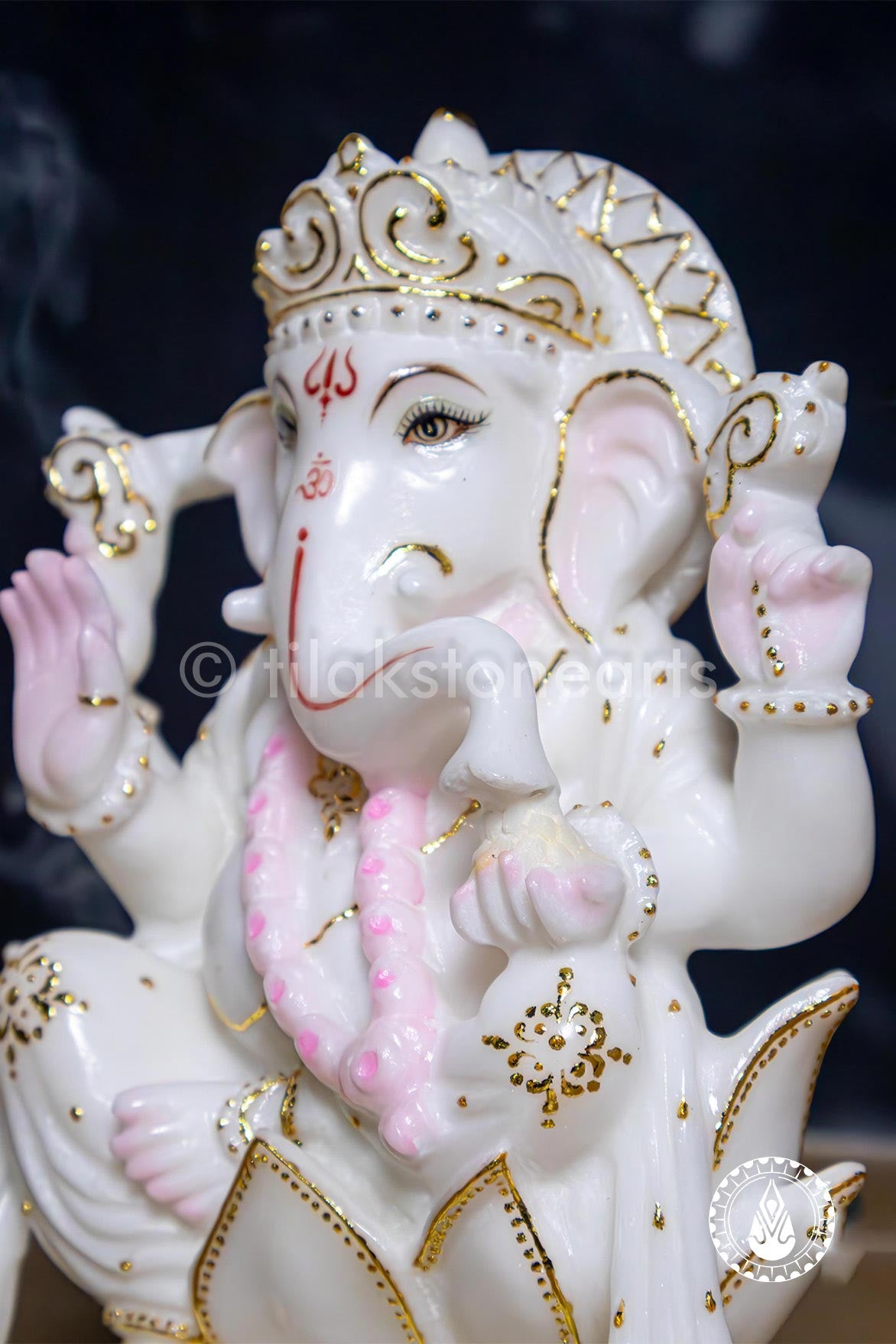 Ganesha 9" | Swiss White (Imported)