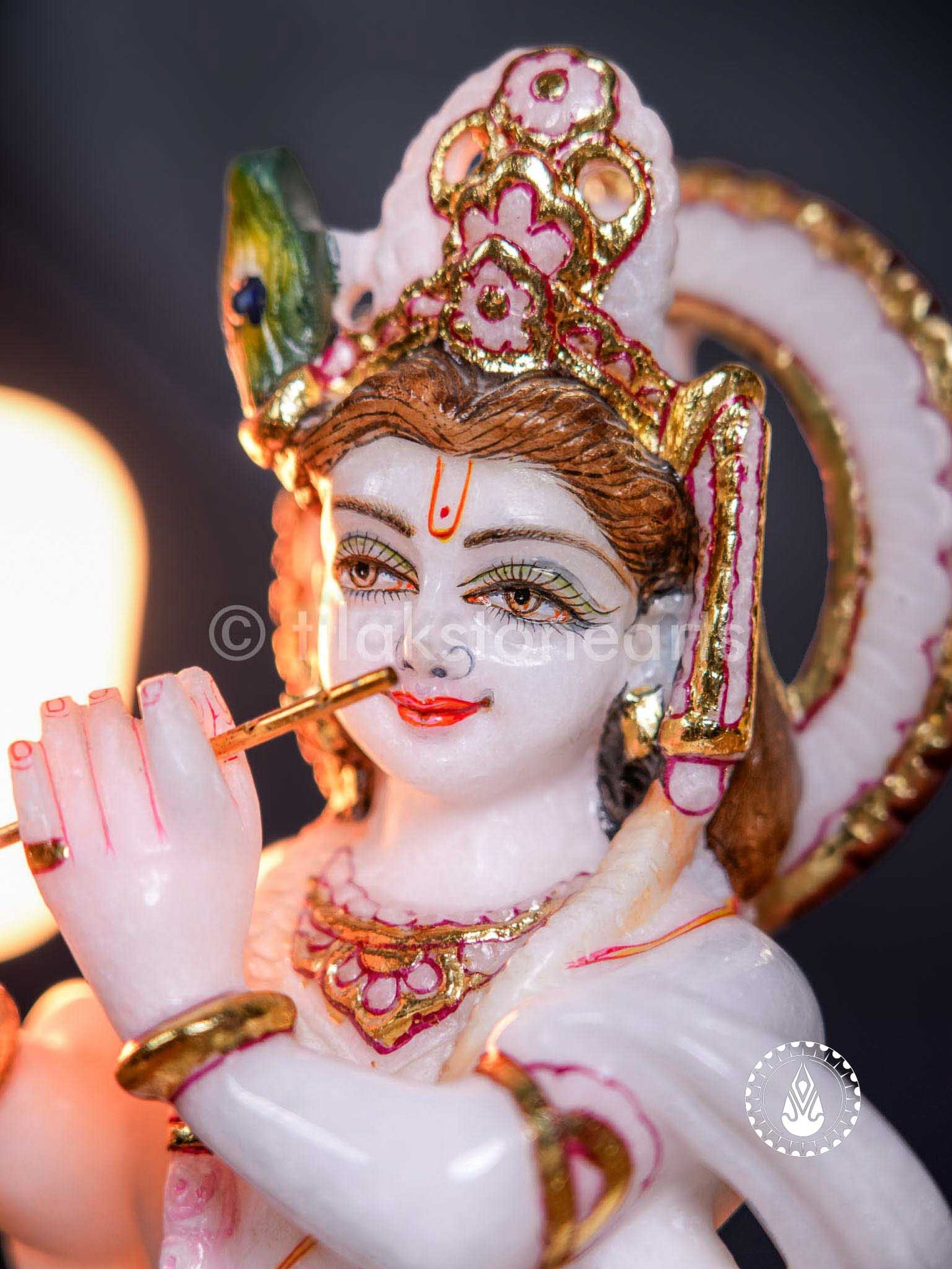 Krishna Ji 12" | Swiss White (Imported)