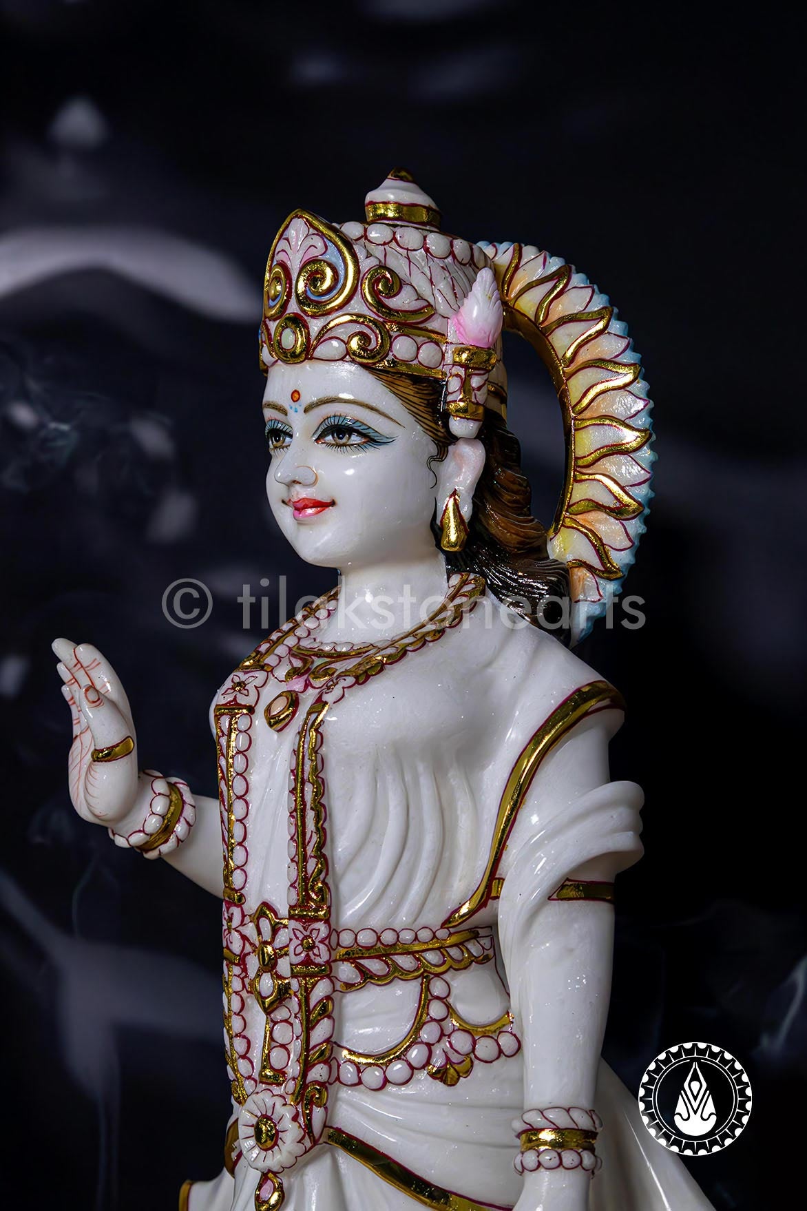 Radha Krishna 24" | Swiss White (Imported)