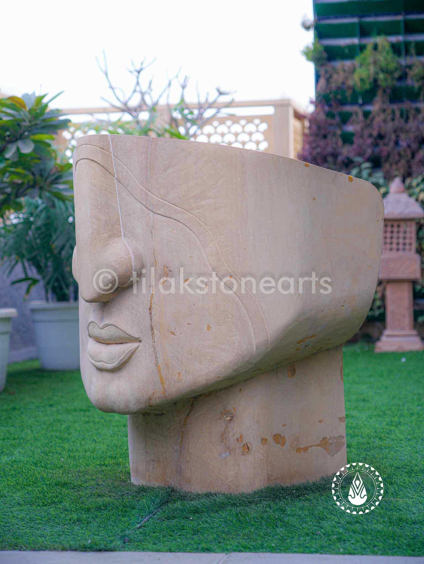 Face Chair 36" | Egyptian Yellow