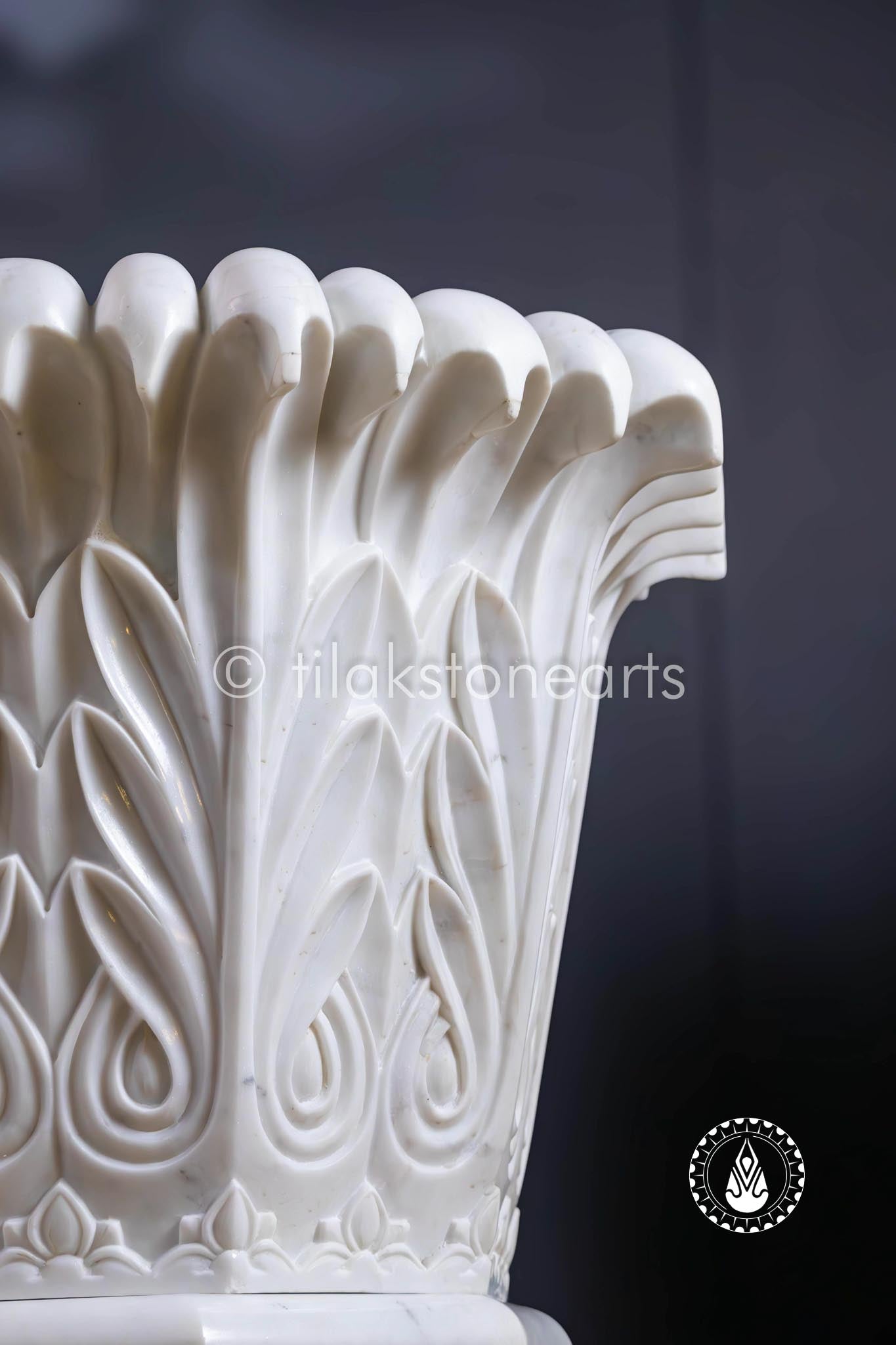 Flower Pot 18" | Wonder White