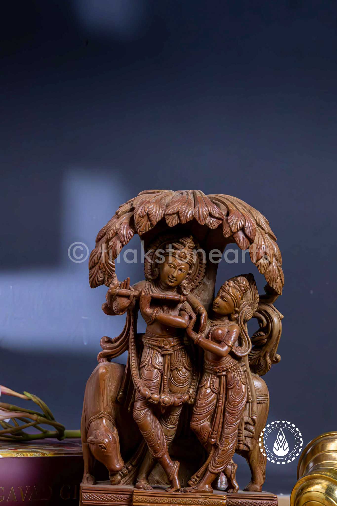 Radha Krishna Jugal Jodi 9" | Oakwood Stone