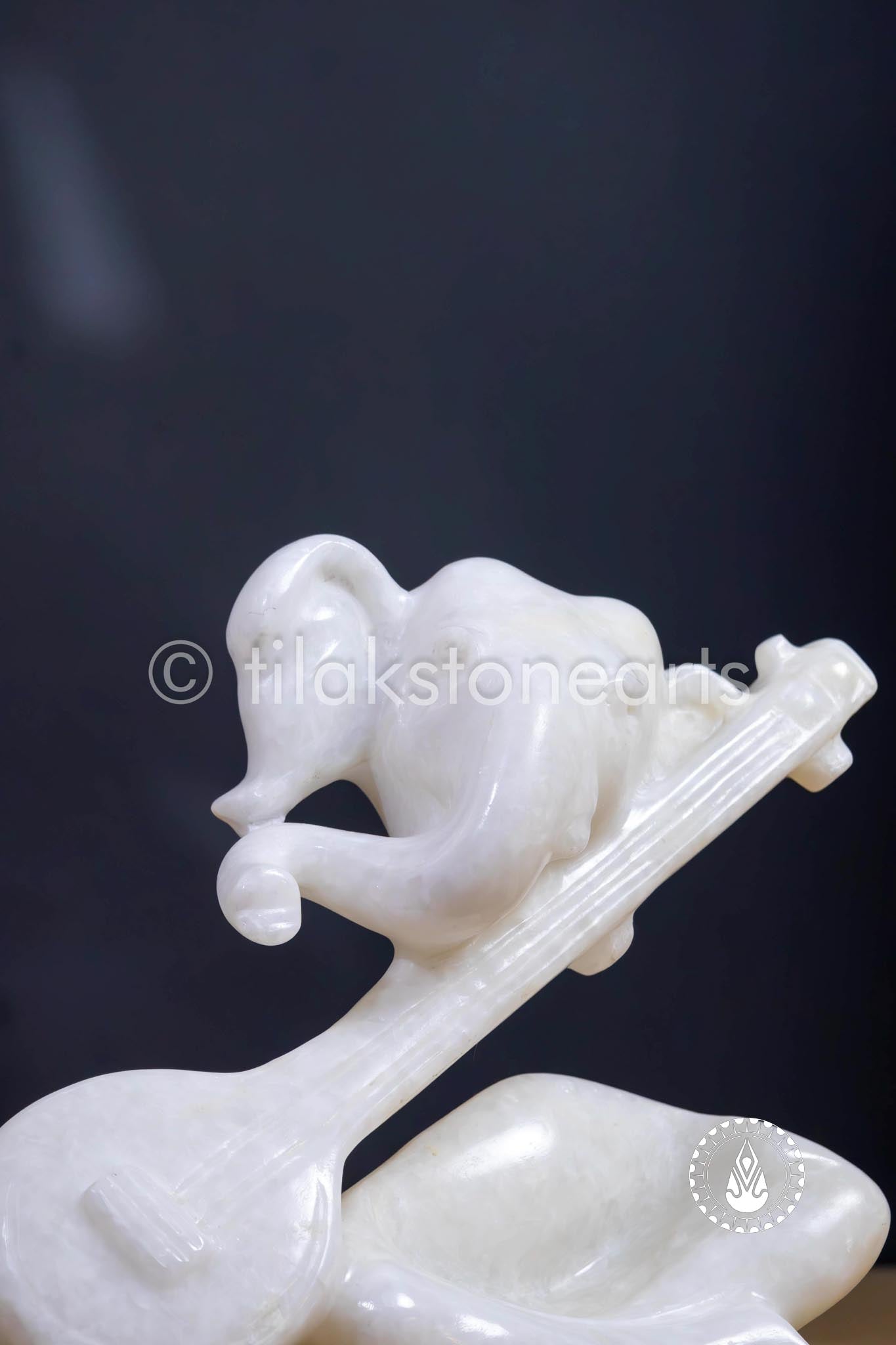 Ganesha's Melody 8" | Wonder White