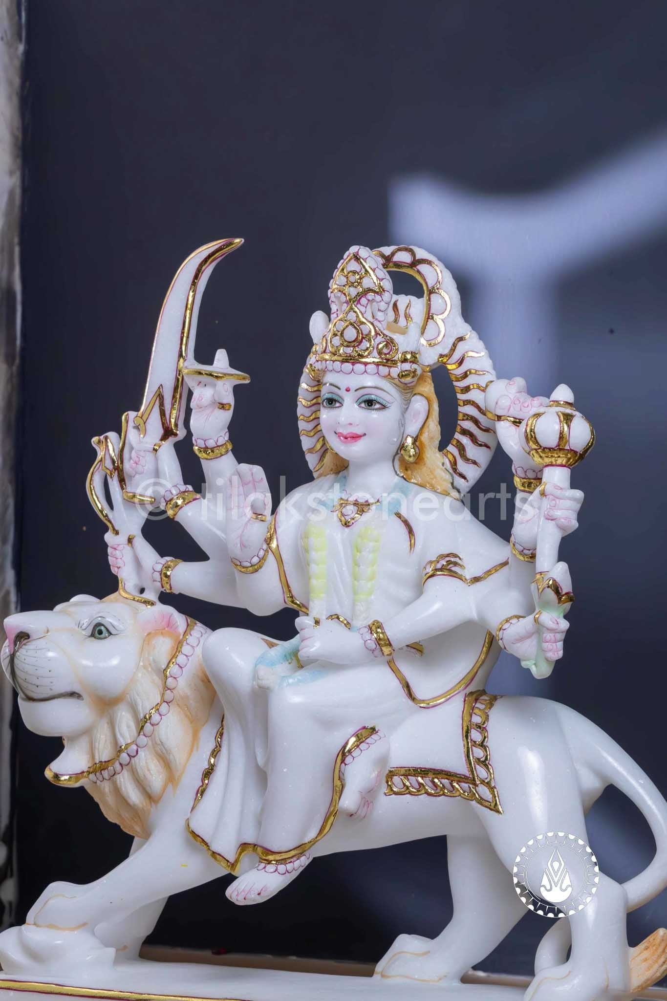 Durga Maa 15" | Swiss White (Imported)
