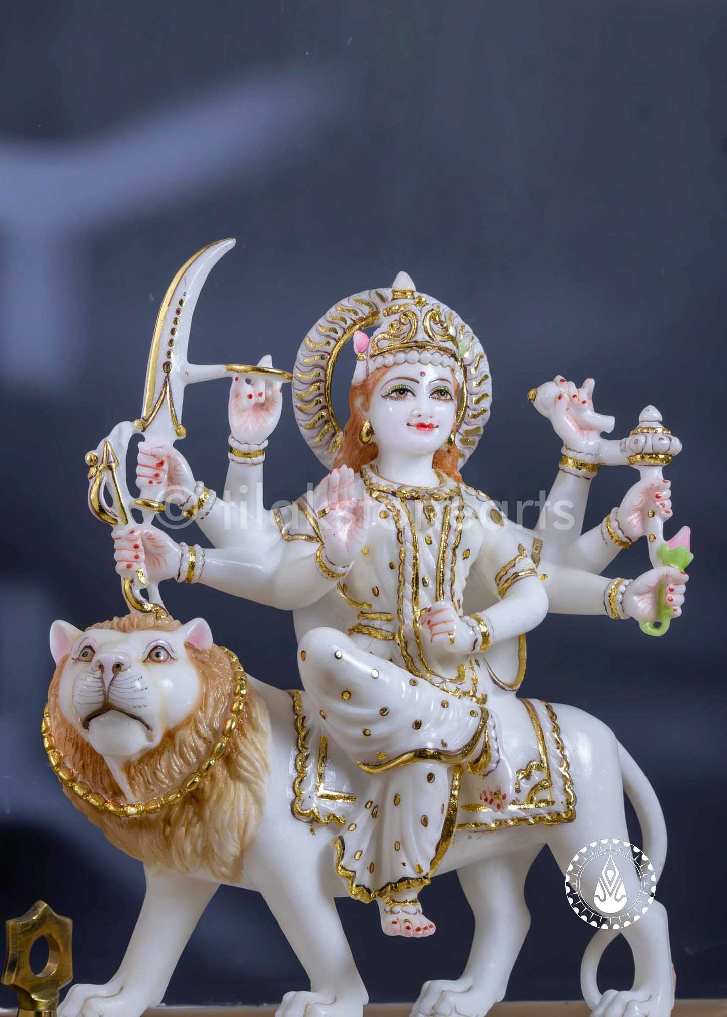 Durga Maa 15" | Swiss White (Imported)