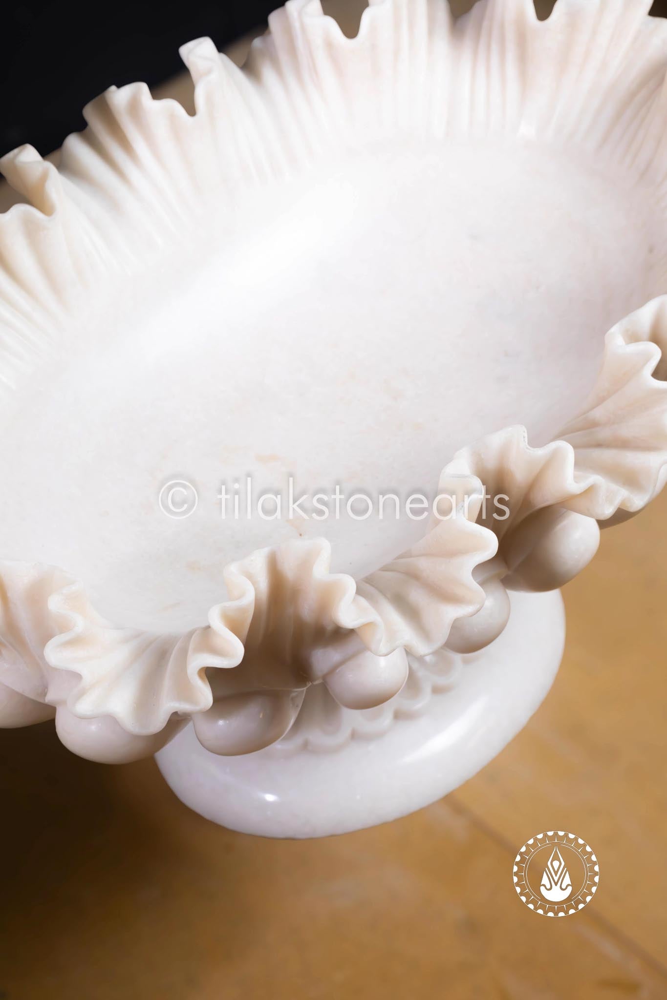 Wonder Flower Pot 11" | Pink Makrana