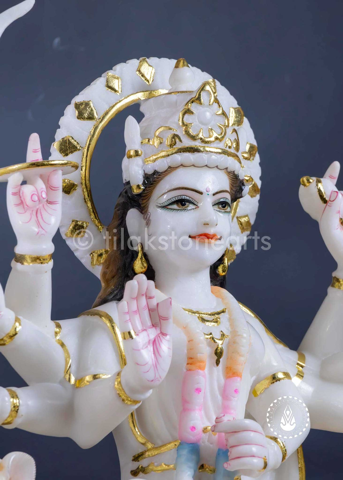 Durga Maa 15" | Swiss White (Imported)