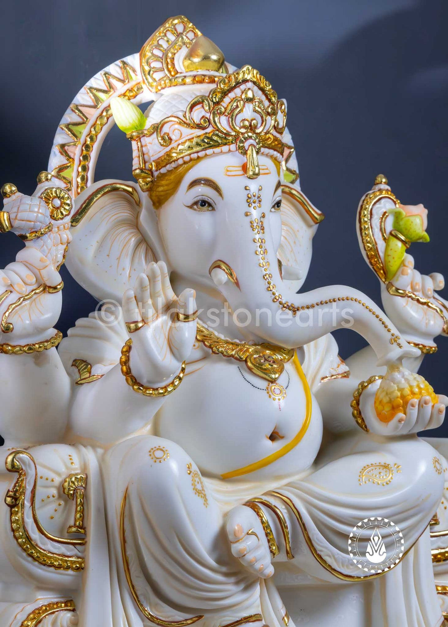 Ganesha 24" | Cultured Marble