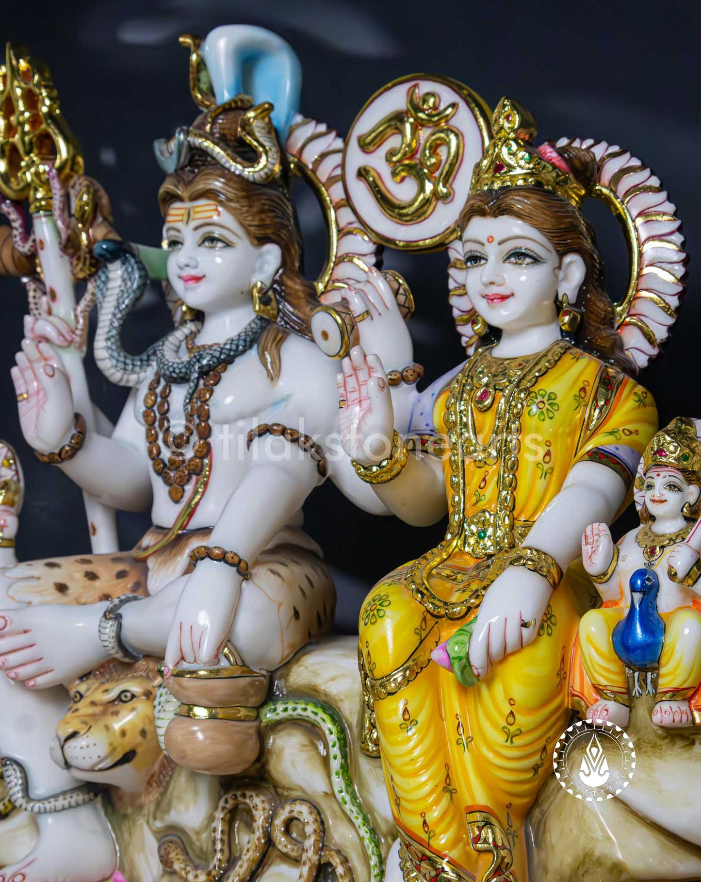 Shiv Parivaar 21" | Swiss White (Imported)