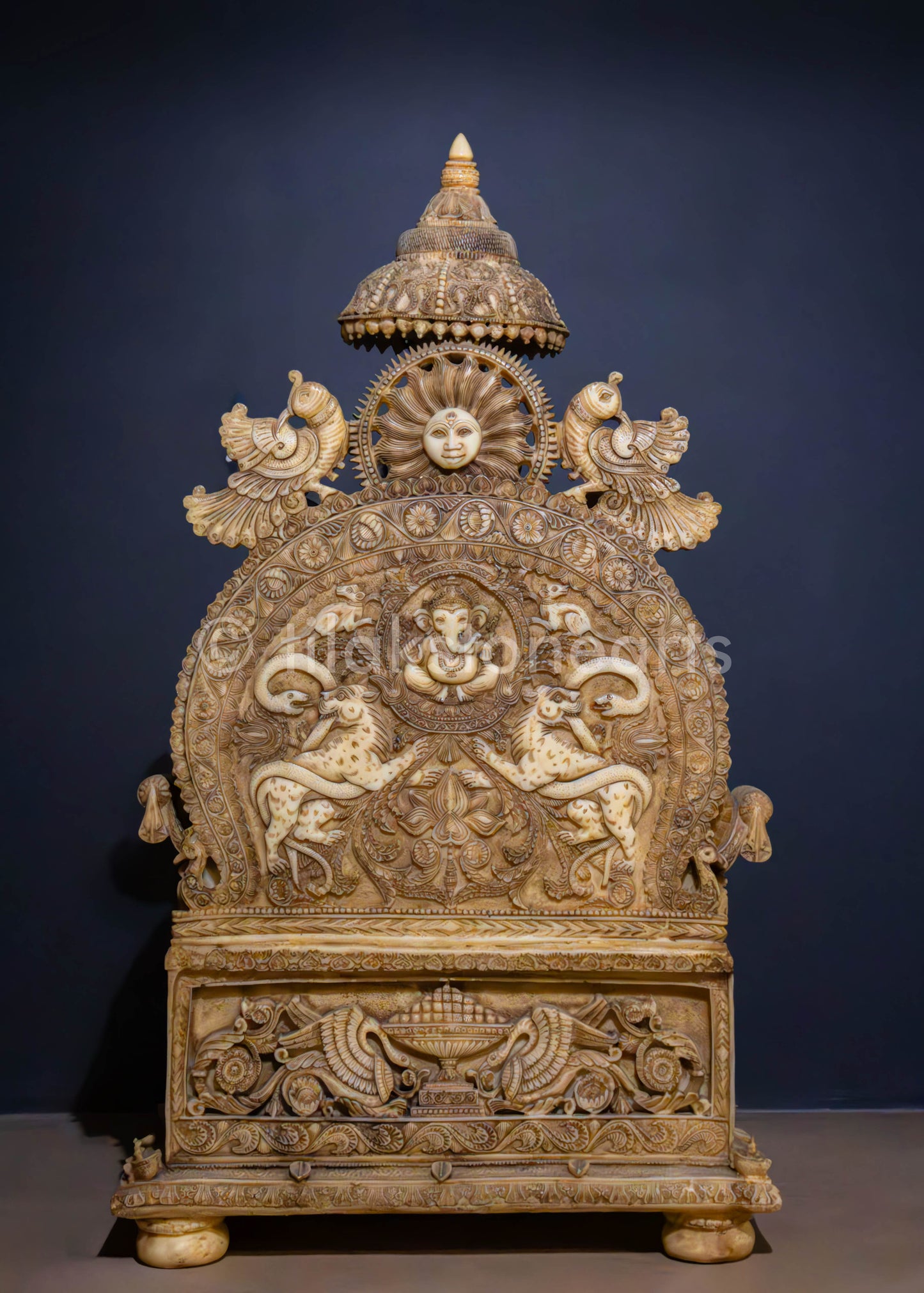 Holy Siddhivinayak Leela 34" | Cultured Marble