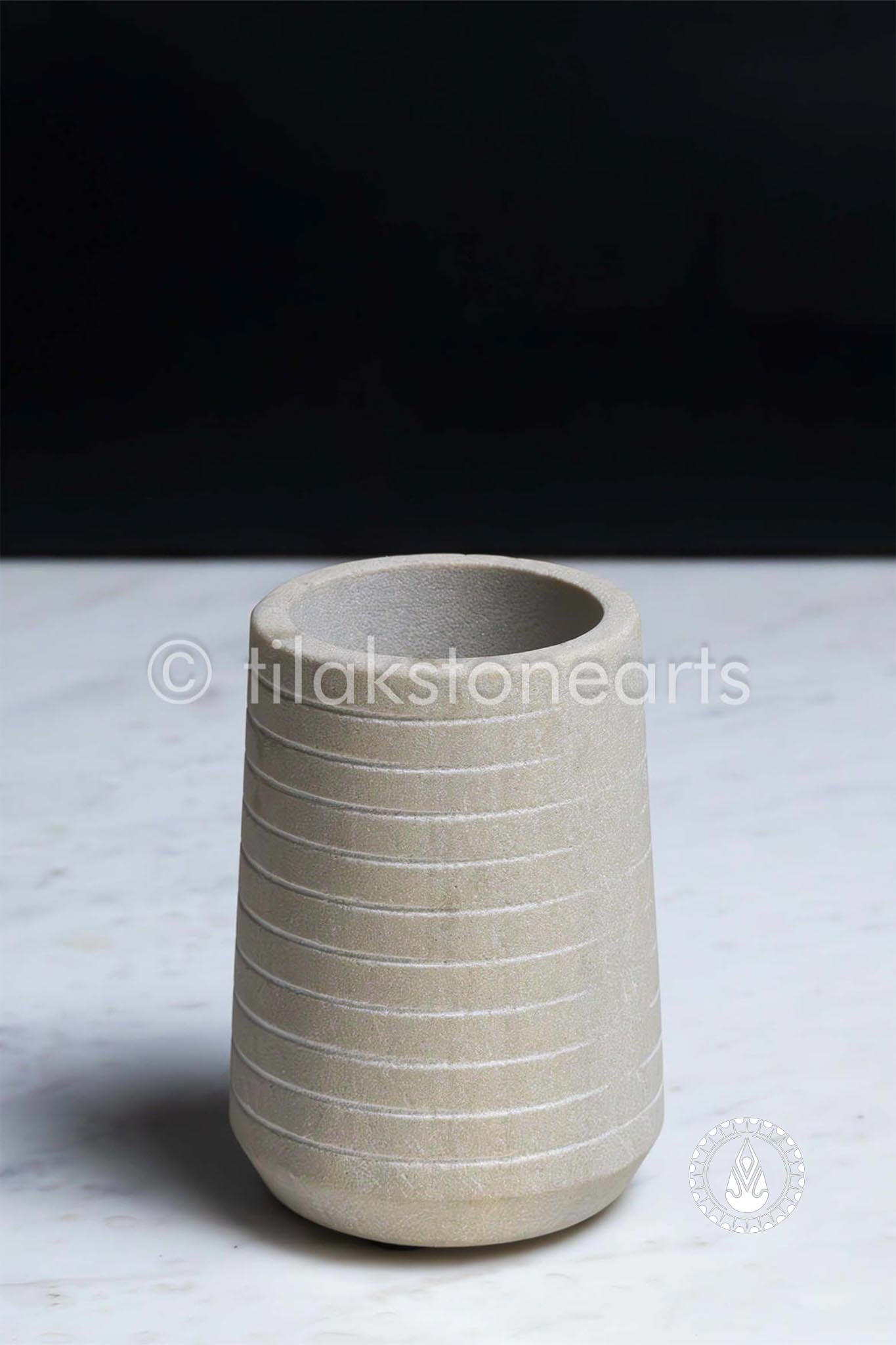 Planter 7" | Antique Marble