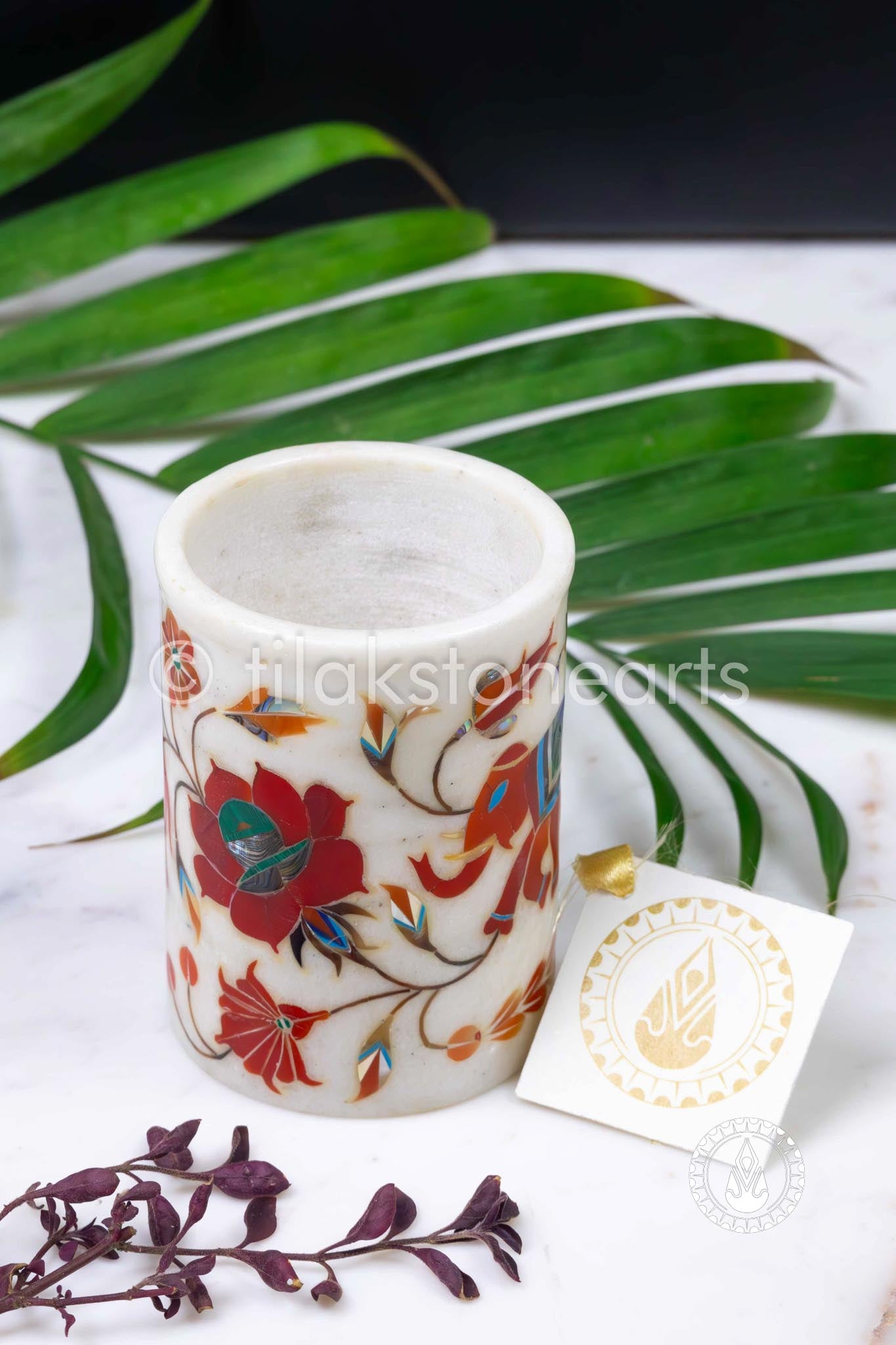 Stone Glass 4" | Inlay Stones