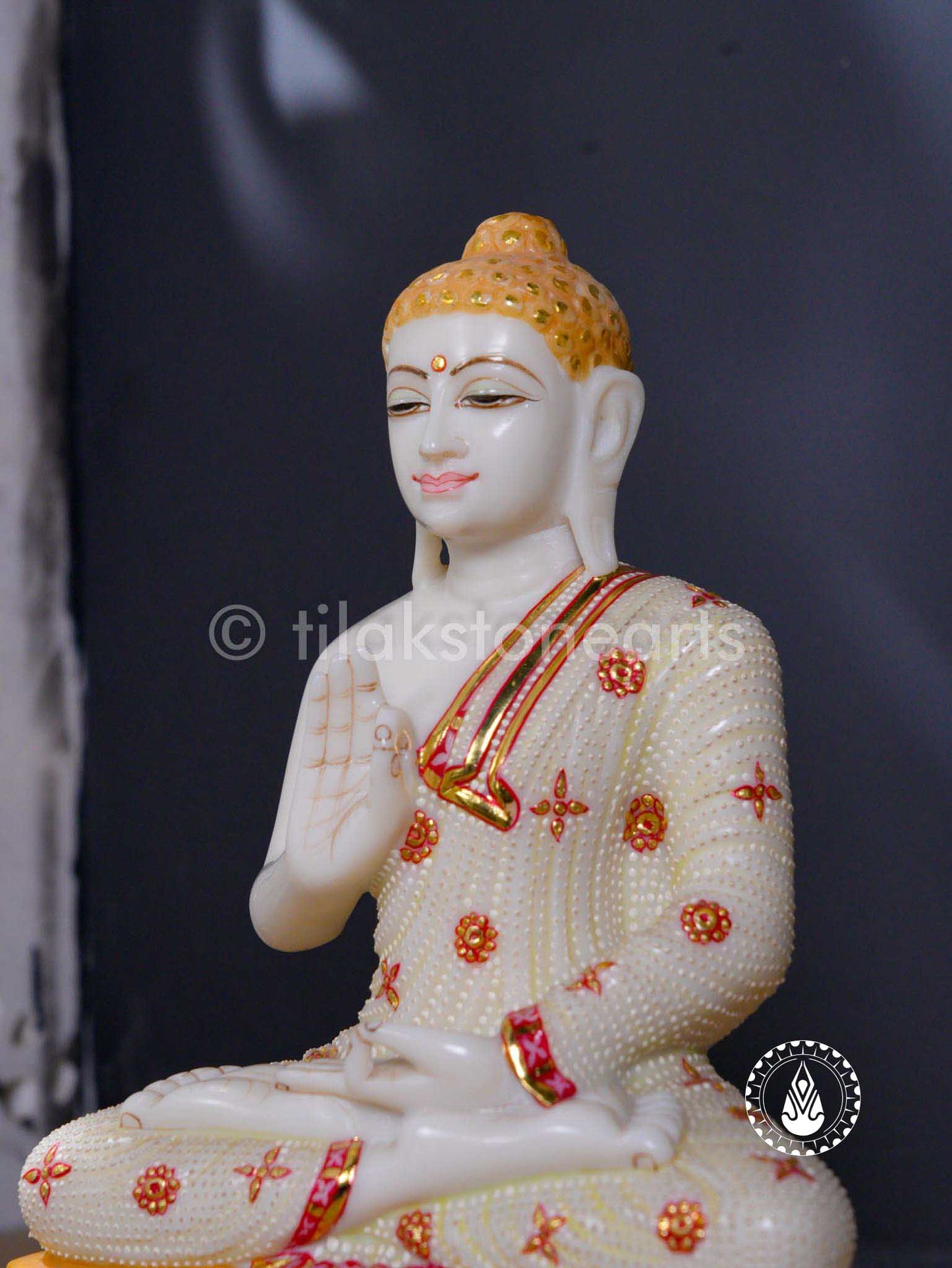 Buddha Ji 12" | Cultured Marble