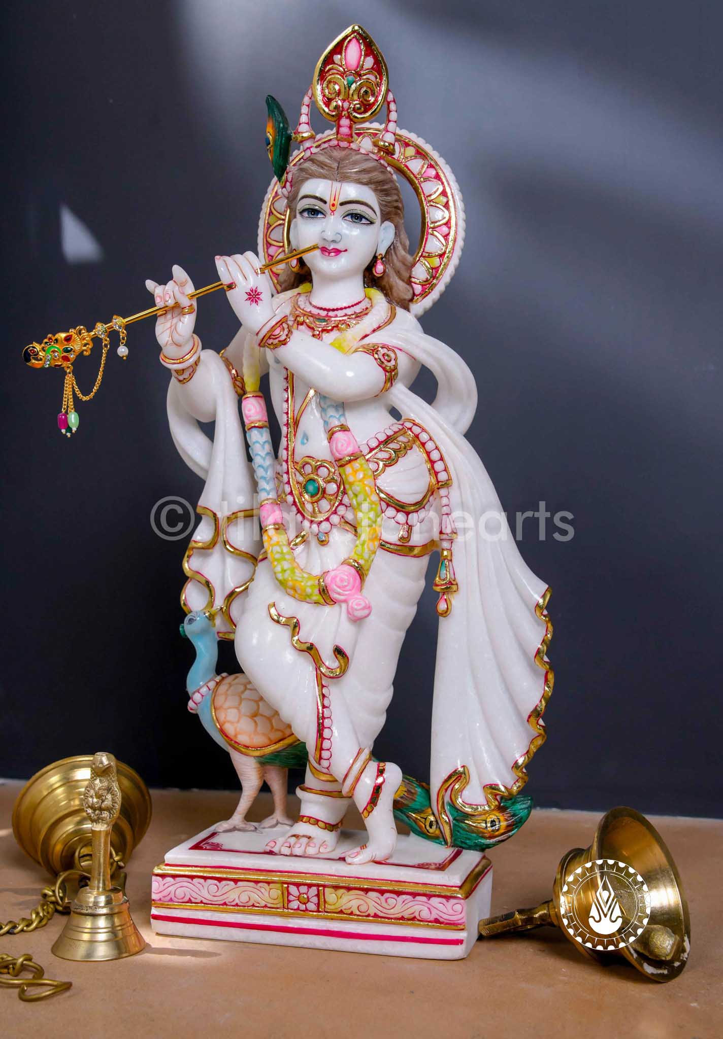 Krishna Ji 18" | Swiss White (Imported)