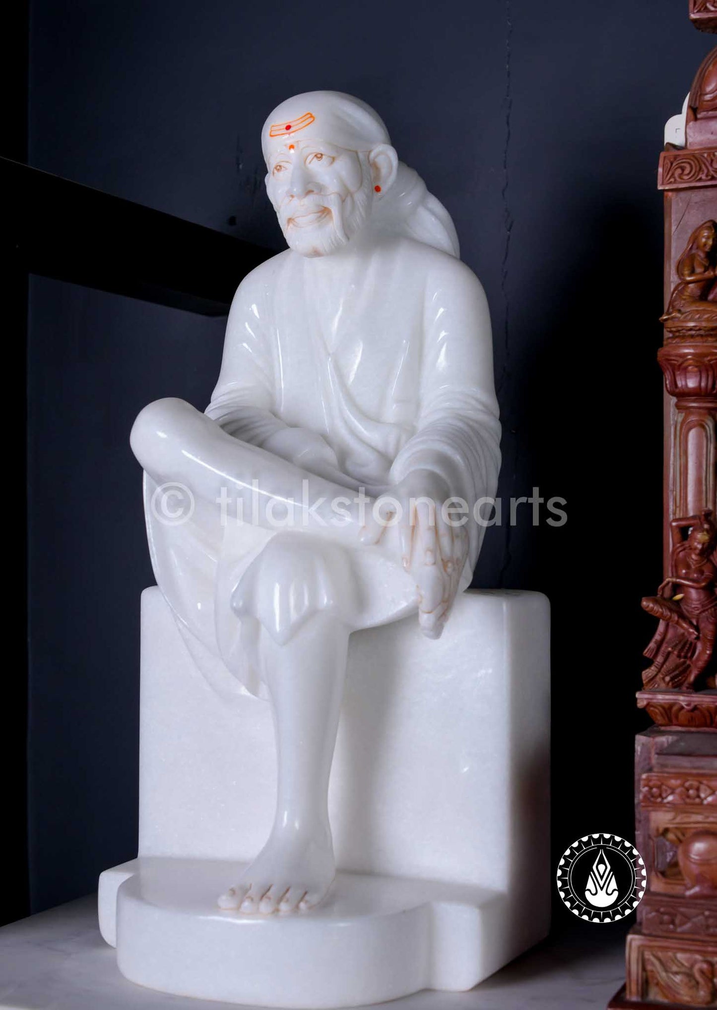 Sai Baba 18" | Swiss White (Imported)