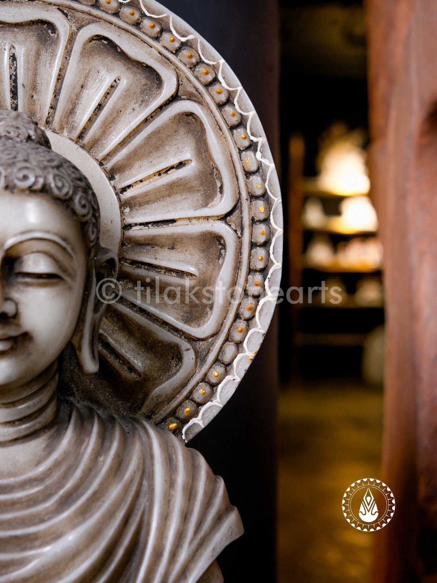 Buddha Ji 31" | Antique Marble