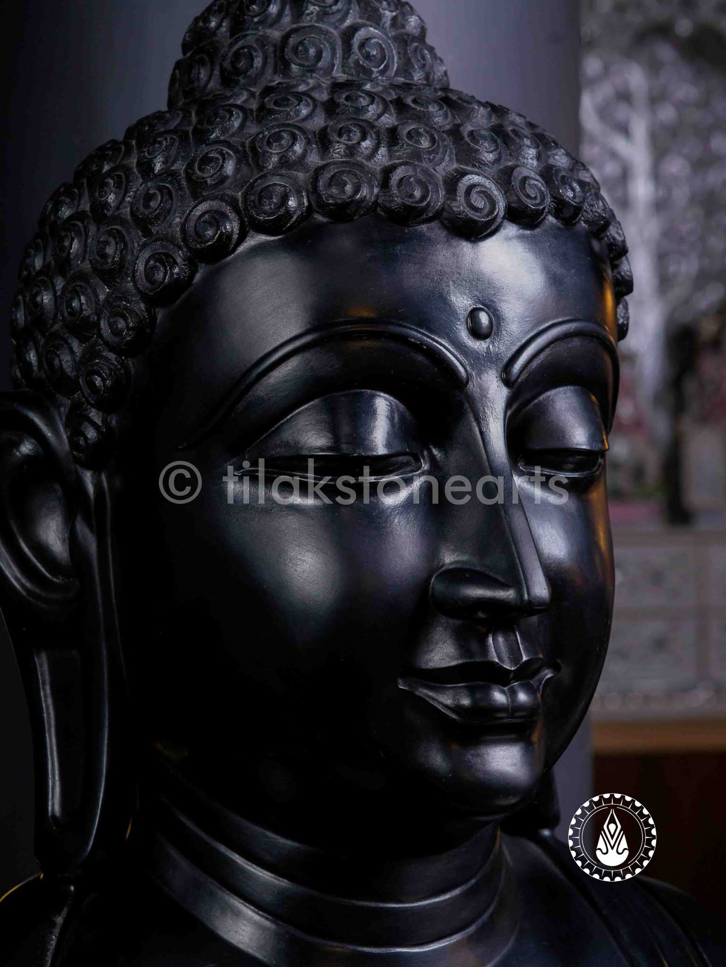Buddha Ji 27" | Mid Night Black Stone