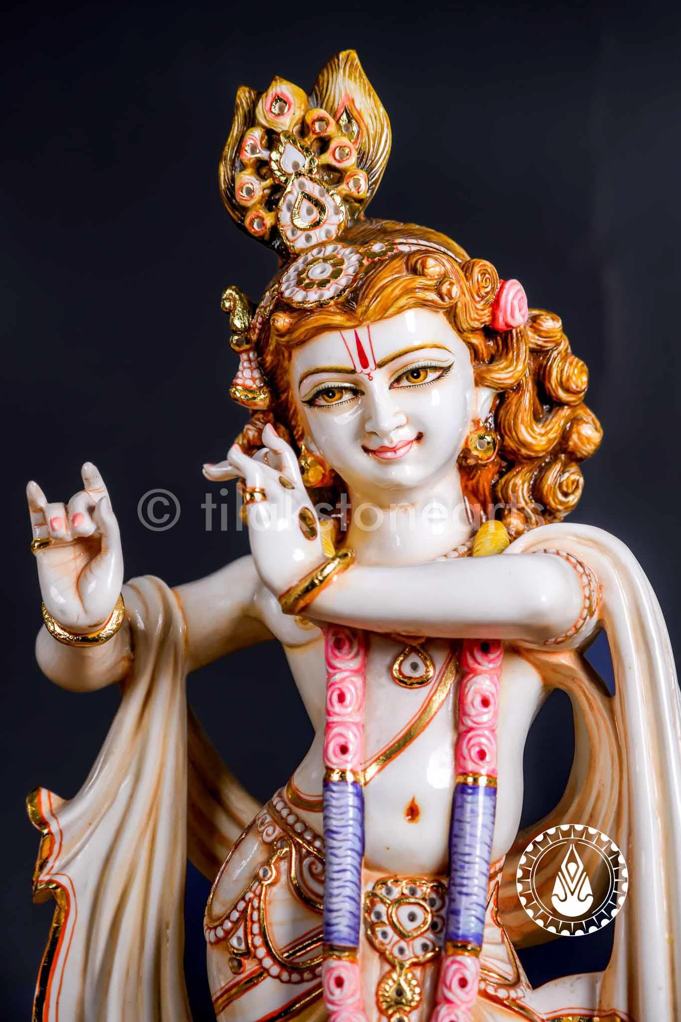 Radha Krishna 24" | Cultured Marble
