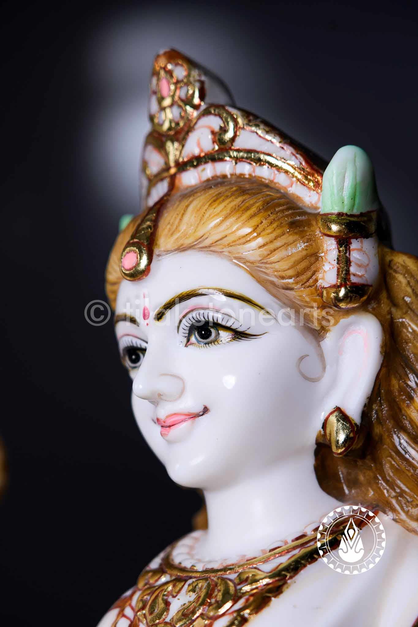 Radha Krishna 27" | Cultured Marble