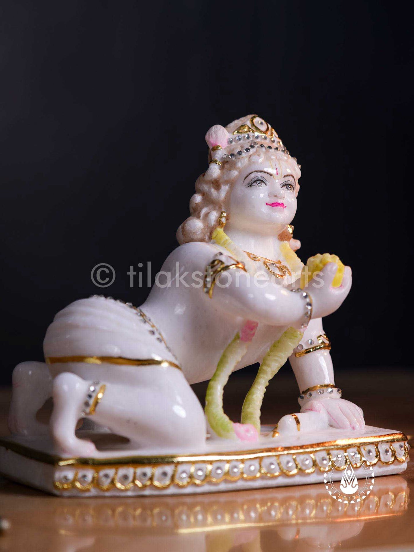 Laddu Gopal 9" | Swiss White (Imported)