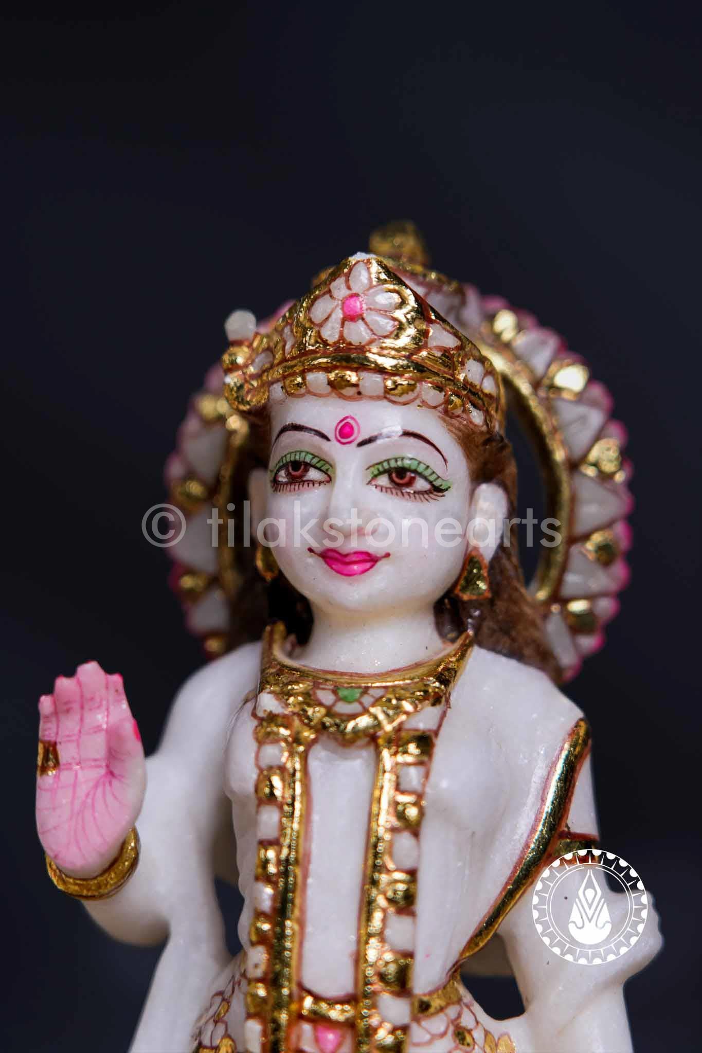 Radha Krishna 9" | Swiss White (Imported)