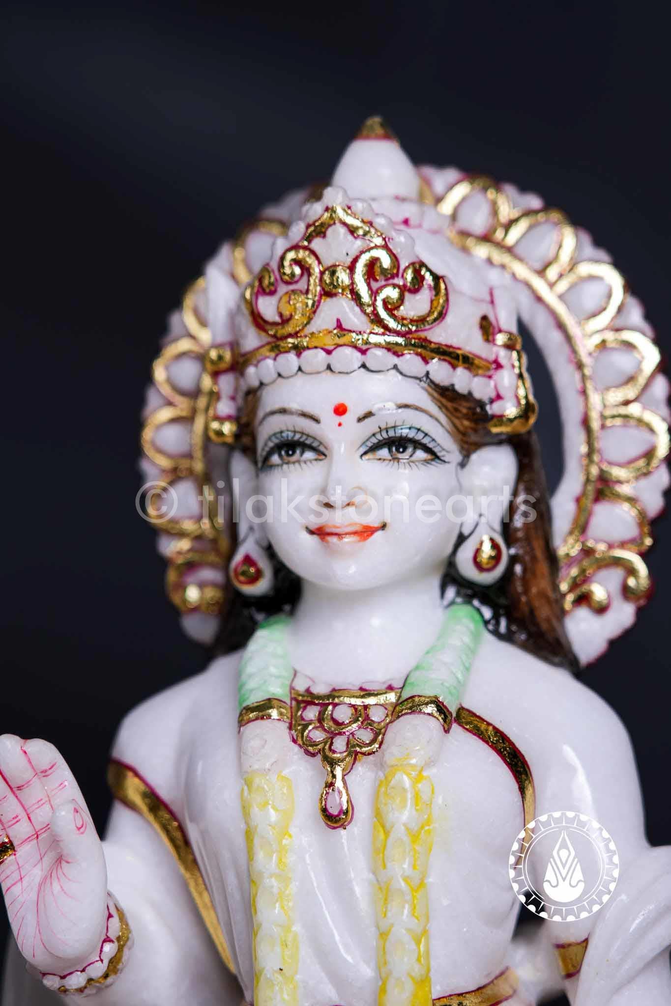 Radha Krishna 18" | Swiss White (Imported)