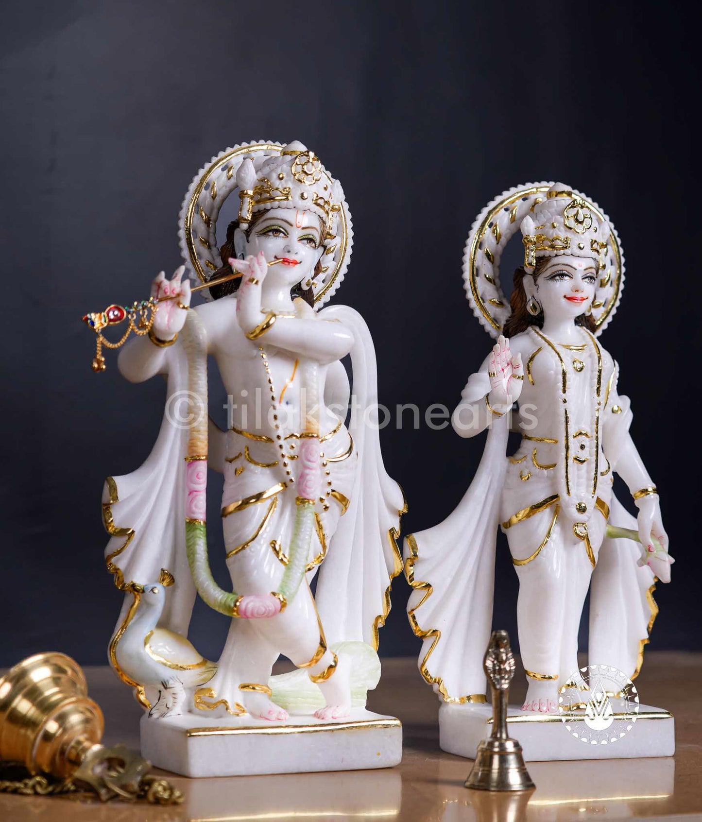 Radha Krishna 15" | Swiss White (Imported)