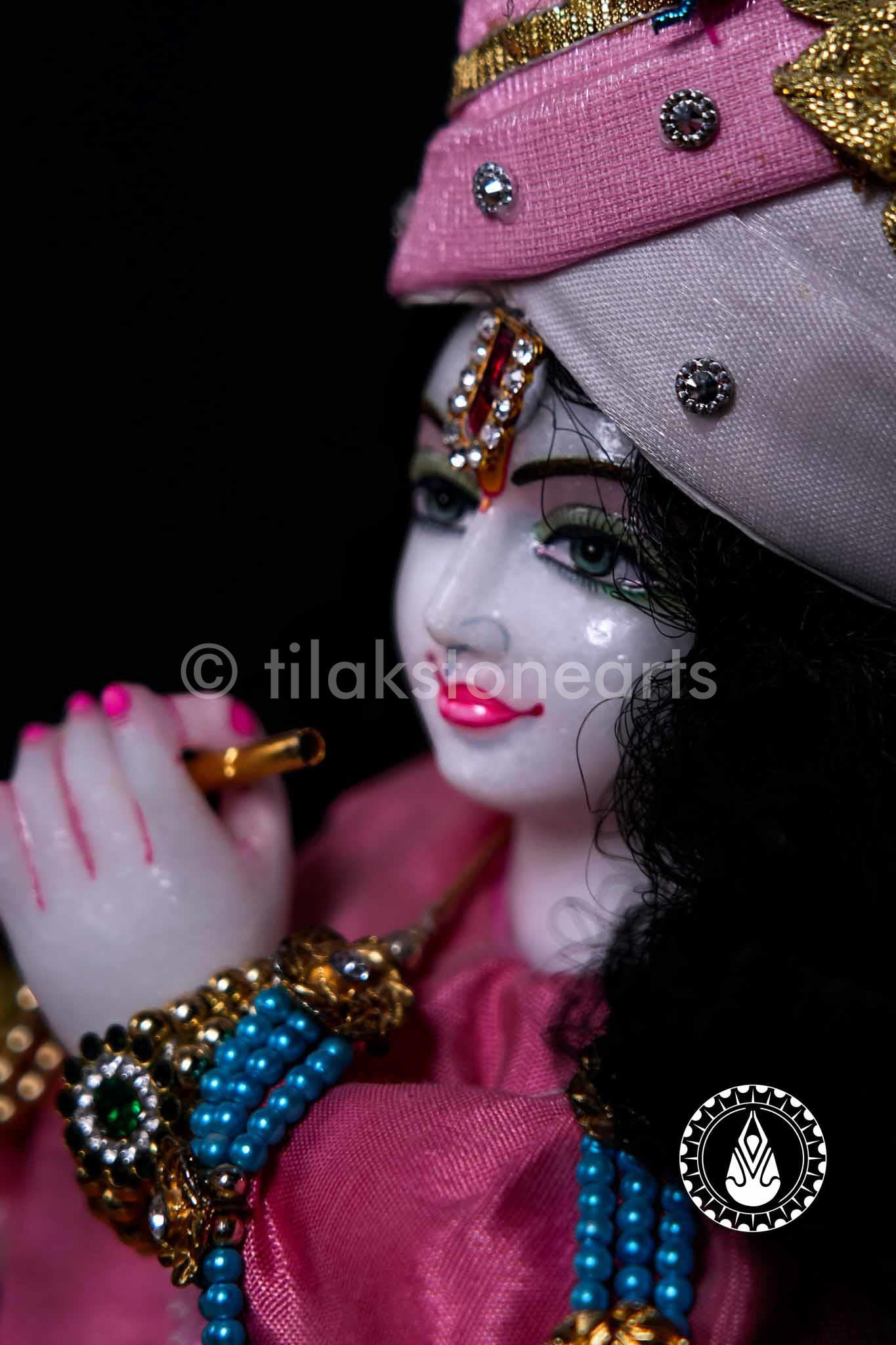 Iskon Radha Krishna 12" | Swiss White (Imported)