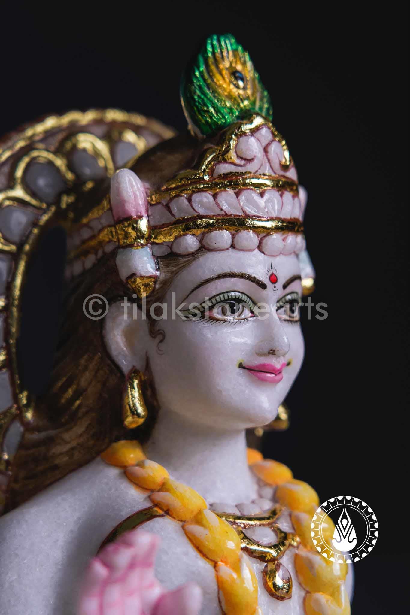 Radha Krishna 18" | Swiss White (Imported)