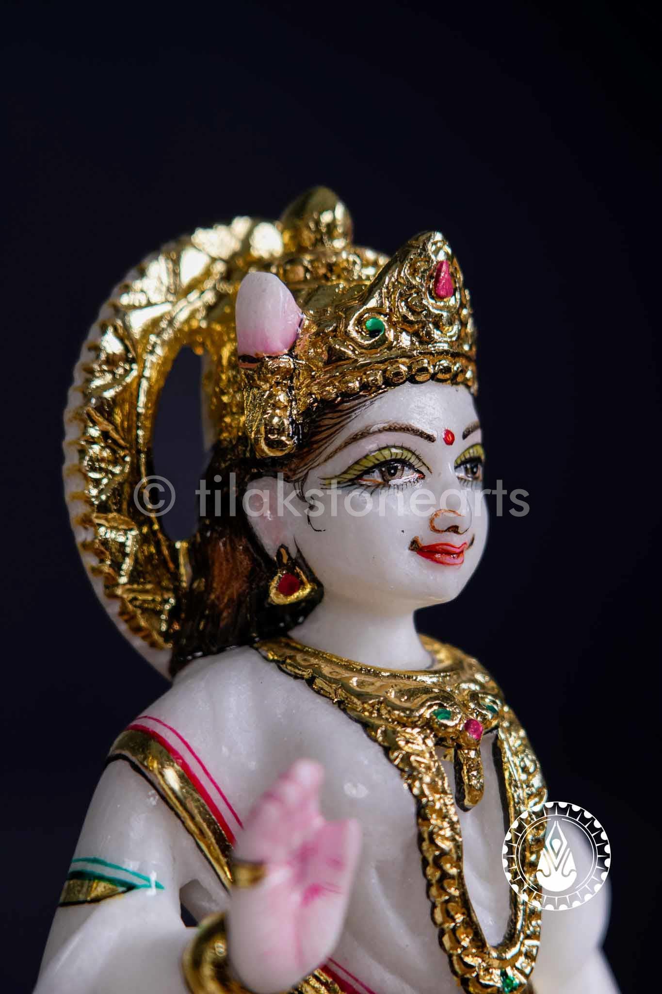 Radha Krishna 12" | Swiss White (Imported)