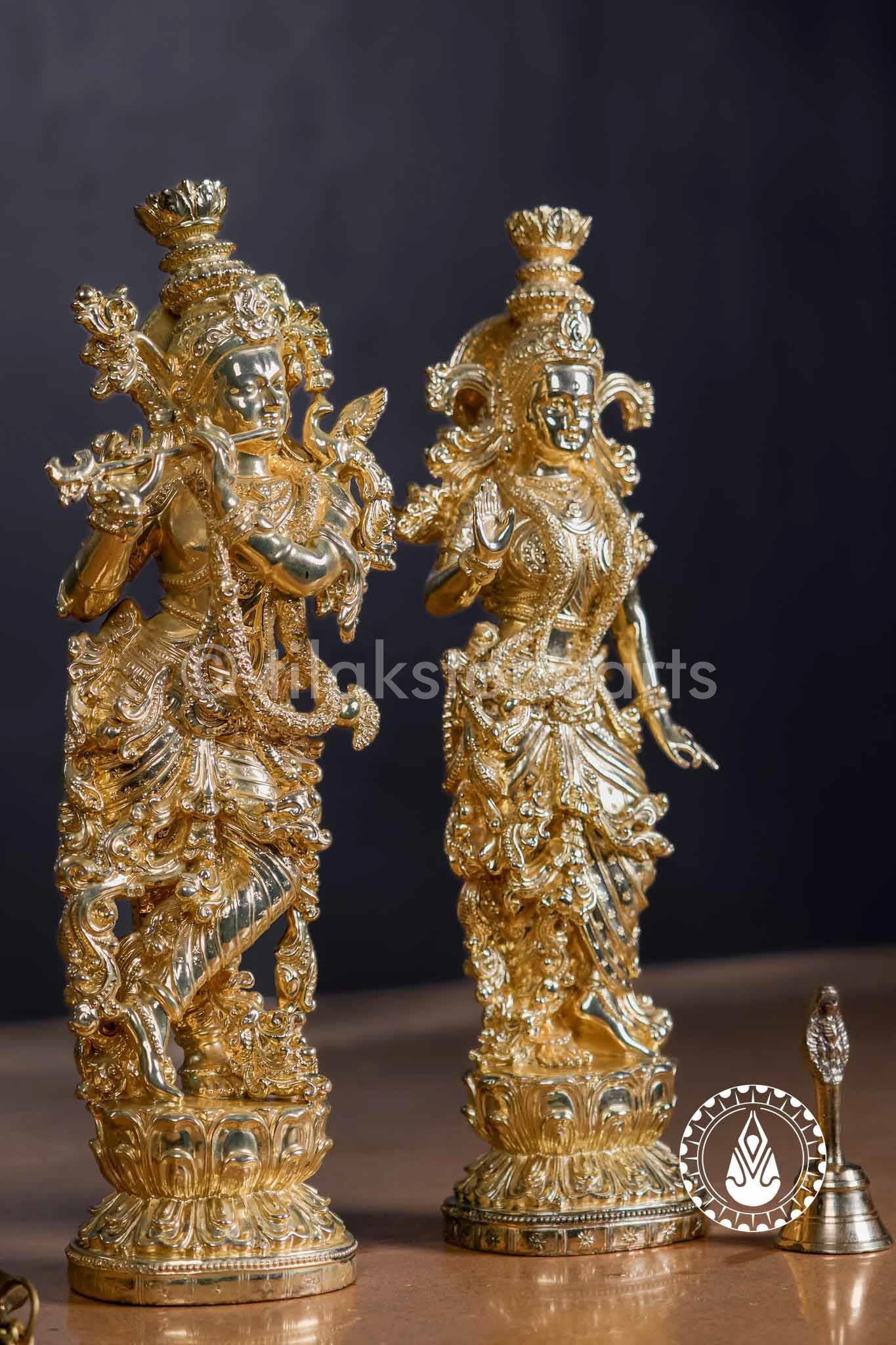 Radha Krishna 15" | Cultured Marble