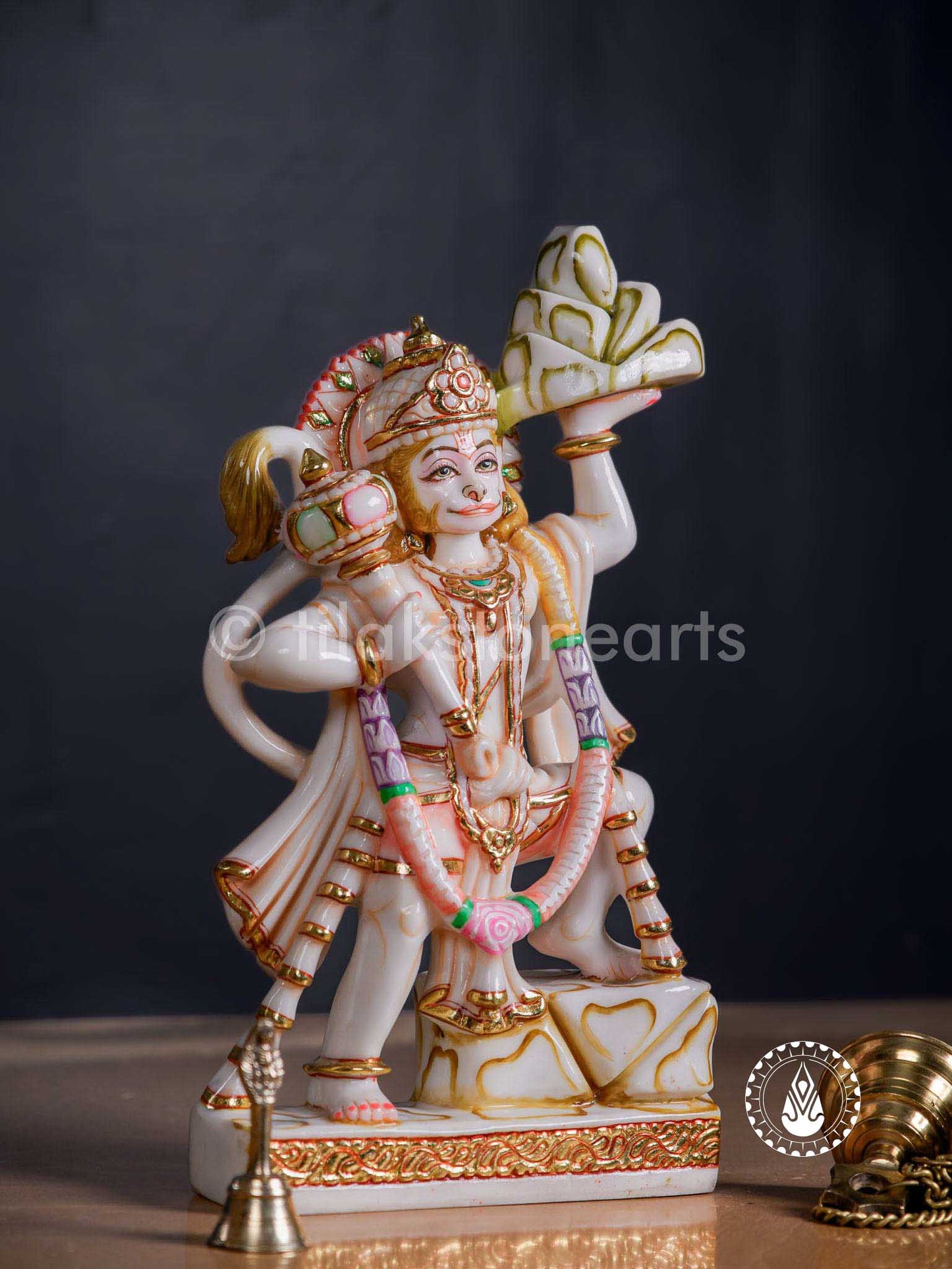 Hanuman Ji 17" | Cultured Marble