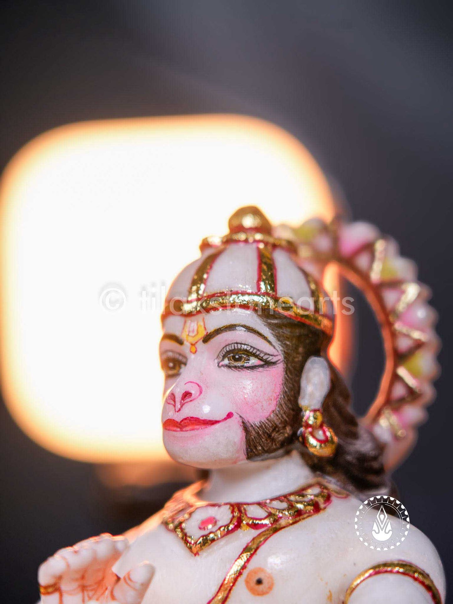 Hanuman Ji 8" | Swiss White (Imported)