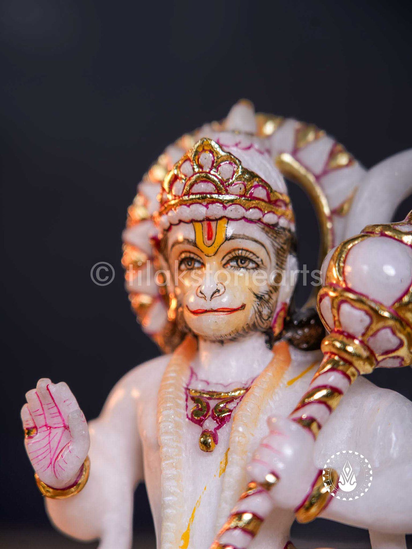 Hanuman Ji 8" | Swiss White (Imported)
