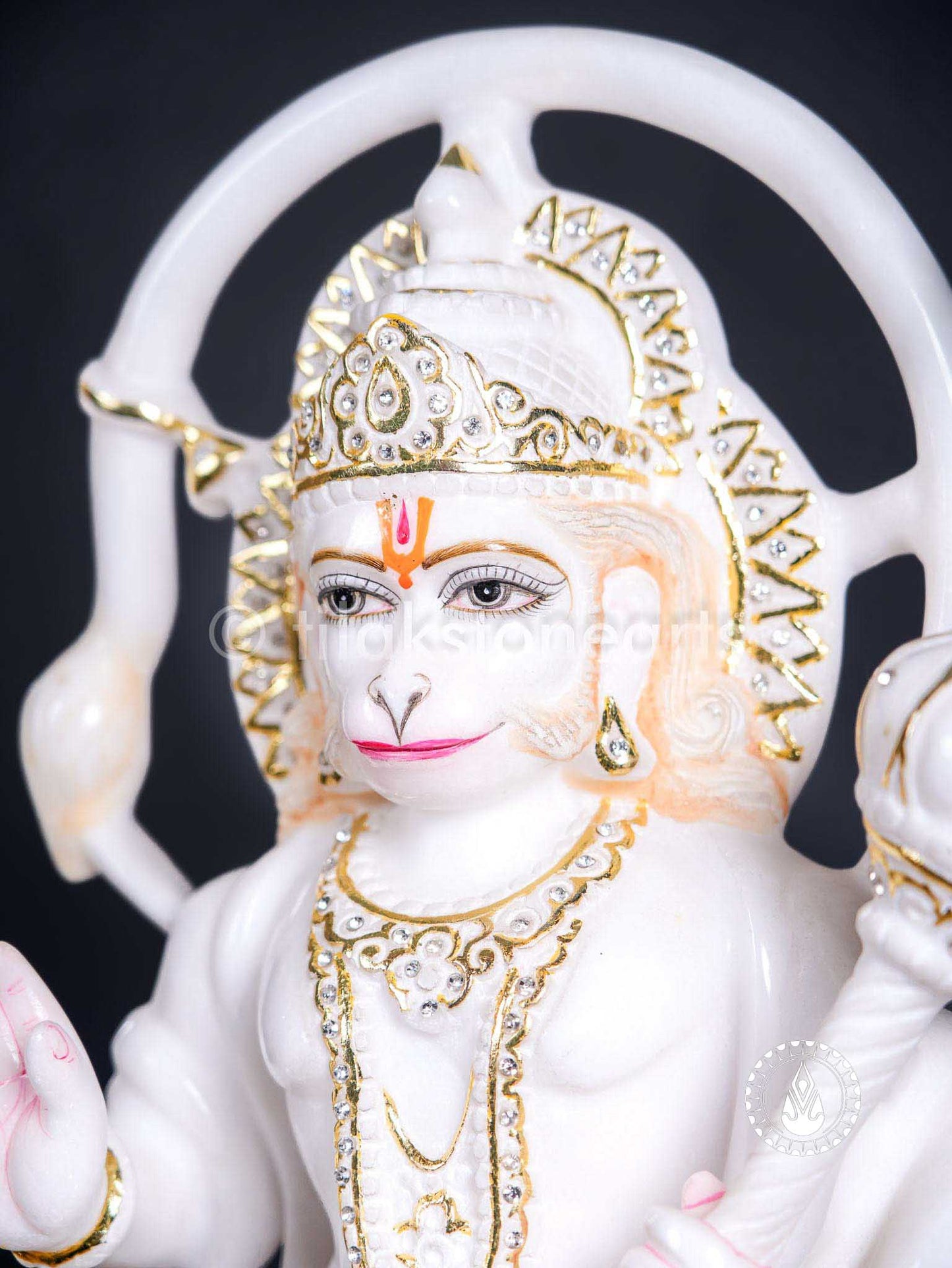 Hanuman Ji 24" | Swiss White (Imported)