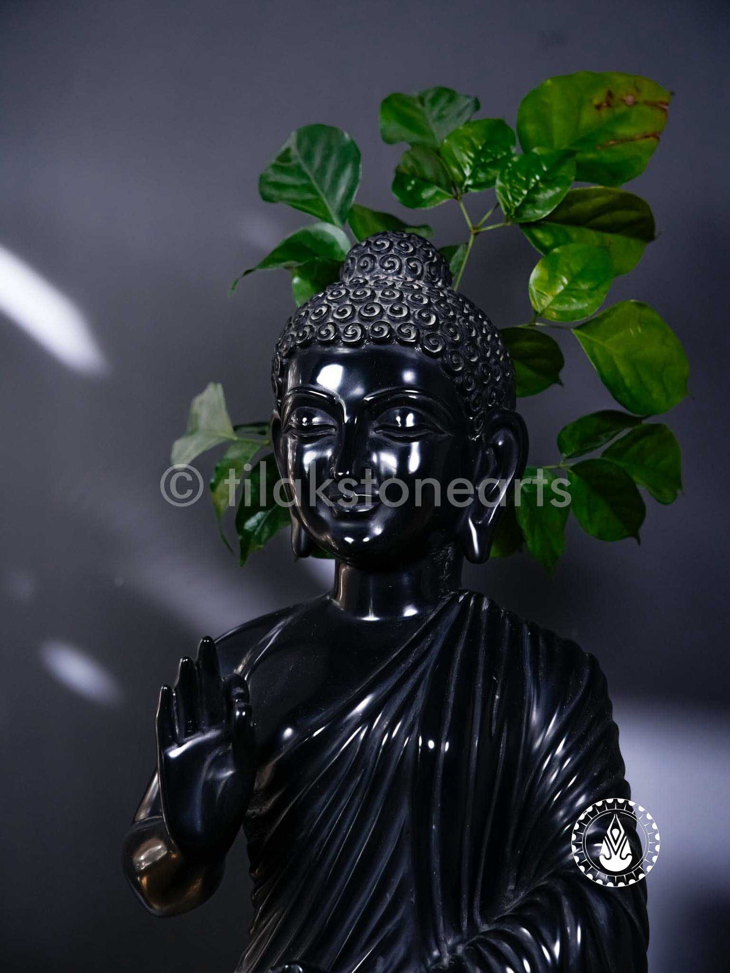 Buddha Ji 24" | Mid Night Black Stone