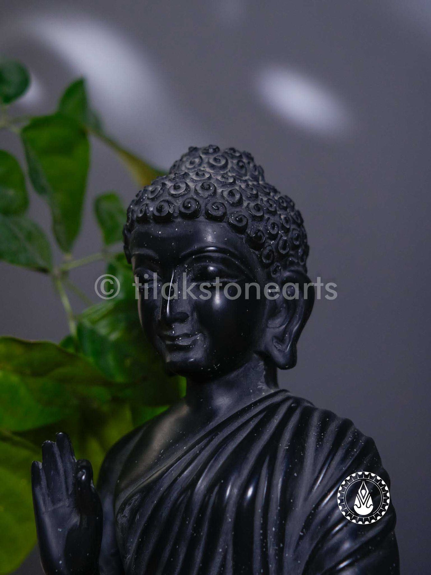 Buddha Ji 12" | Mid Night Black Stone
