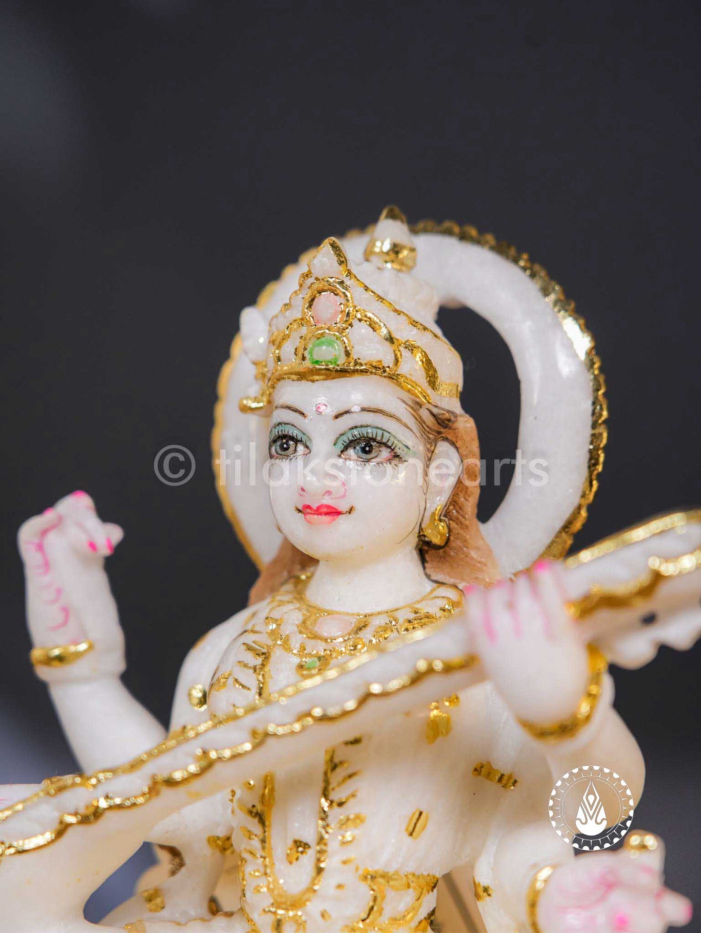 Saraswati Maa 9" | Swiss White (Imported)