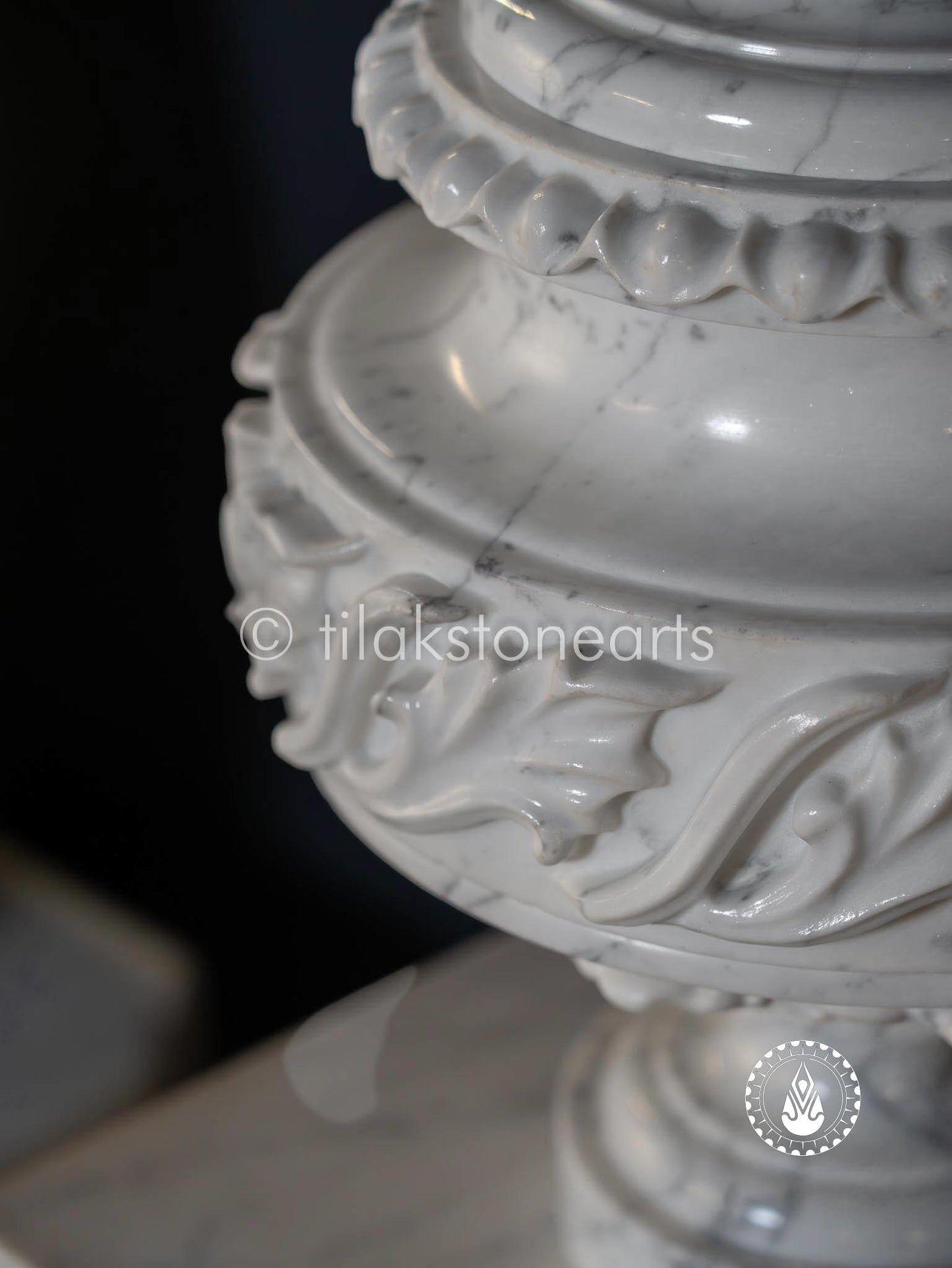 Moonlight Marmo Pot 18" | Satvario