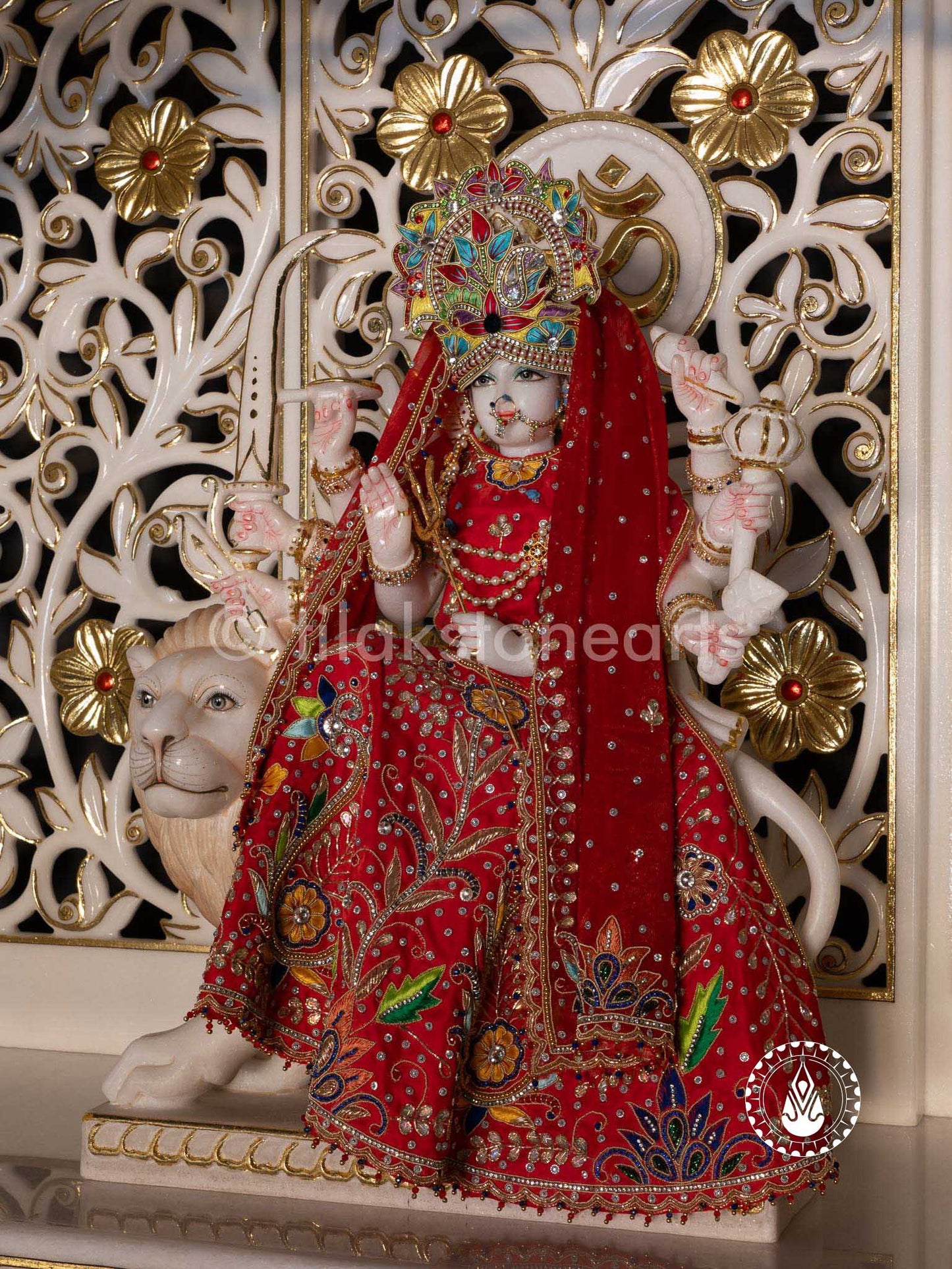 Durga Maa 24" | Swiss White (Imported)