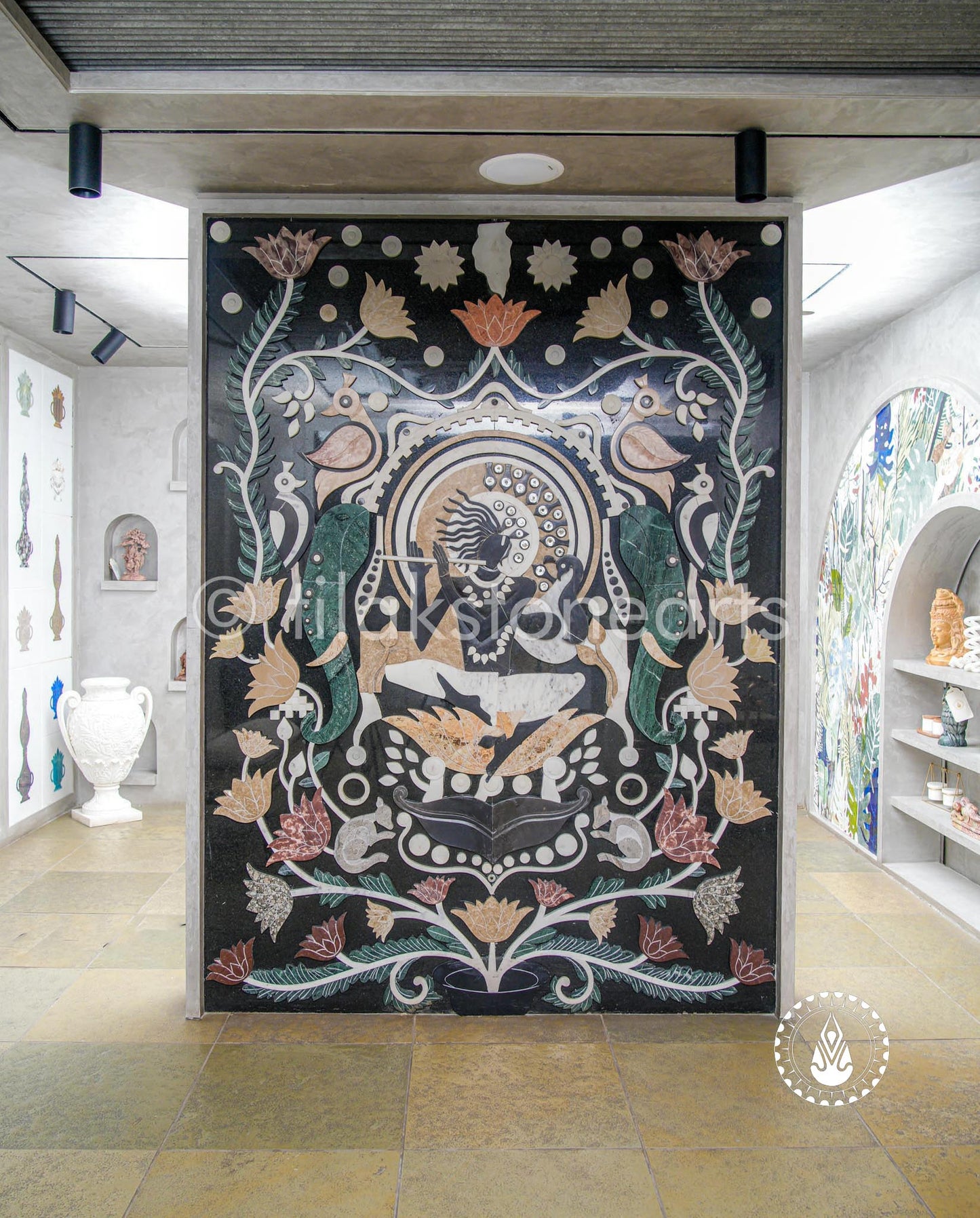 Nadbrahma Leela Panel 95" | Multiple Italian Stones