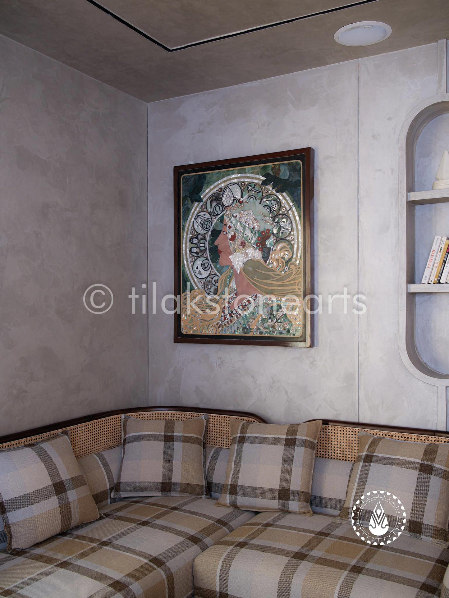 The Tarot Lady 38" | Inlay Stones