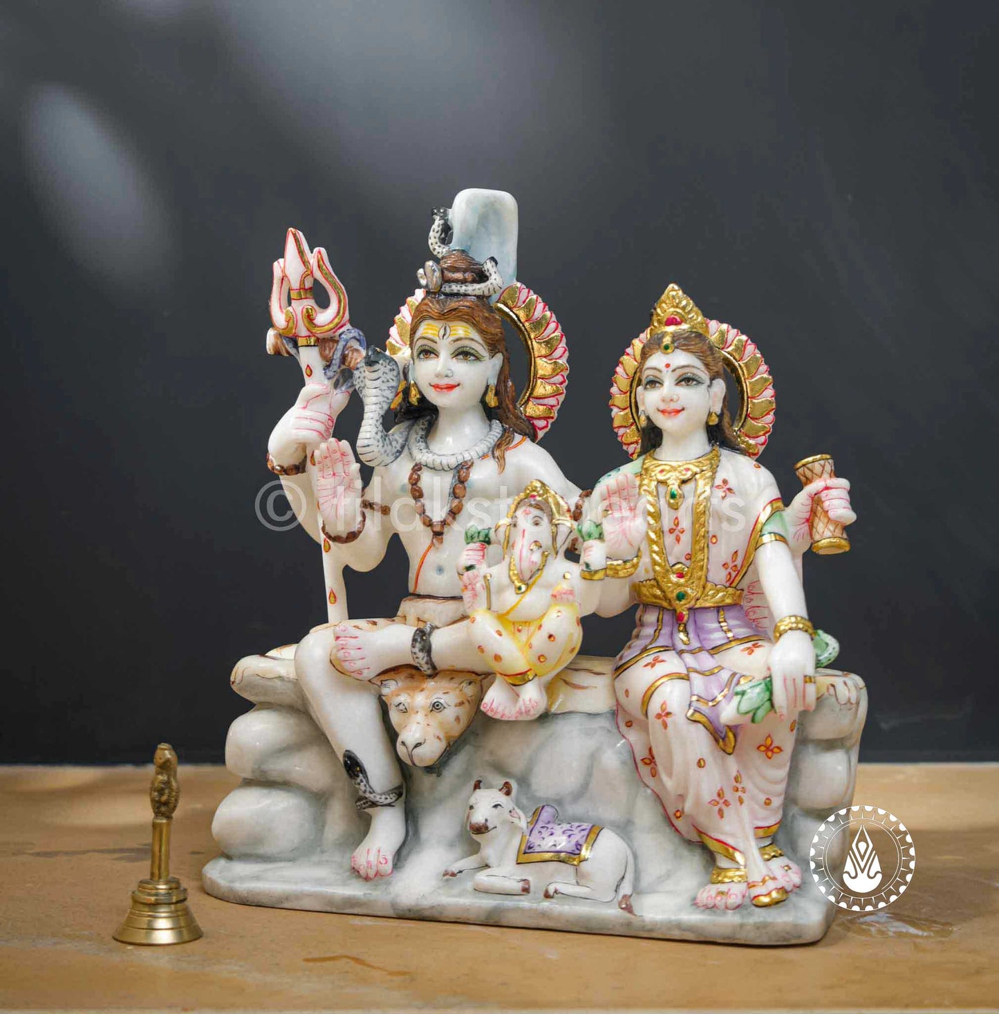 Shiv Parivar 15" | Swiss White(Imported)