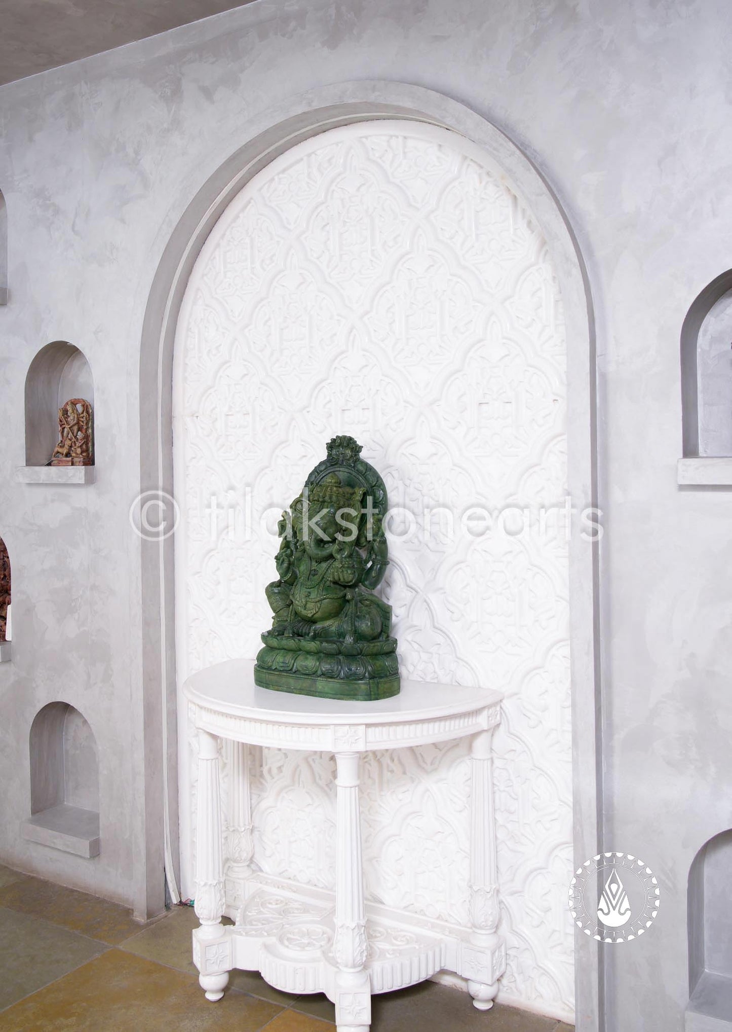 The Moorish Panel 89" | Swiss White (Imported)
