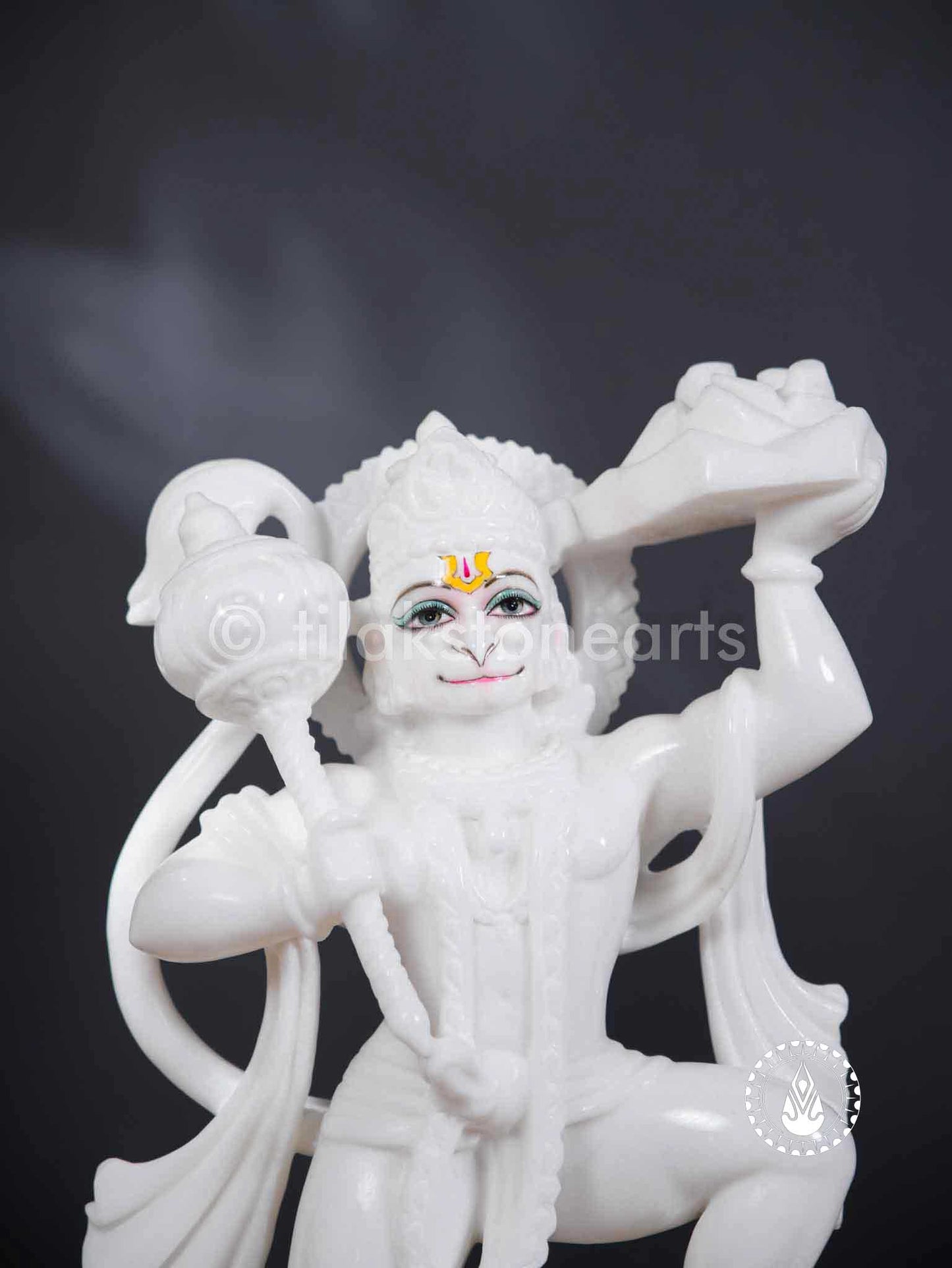 Hanuman JI 18" | Swiss White (Imported)